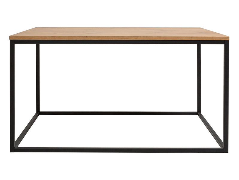 Masuta cafea AROZ, maro/negru, lemn/metal, 100x69x53 cm