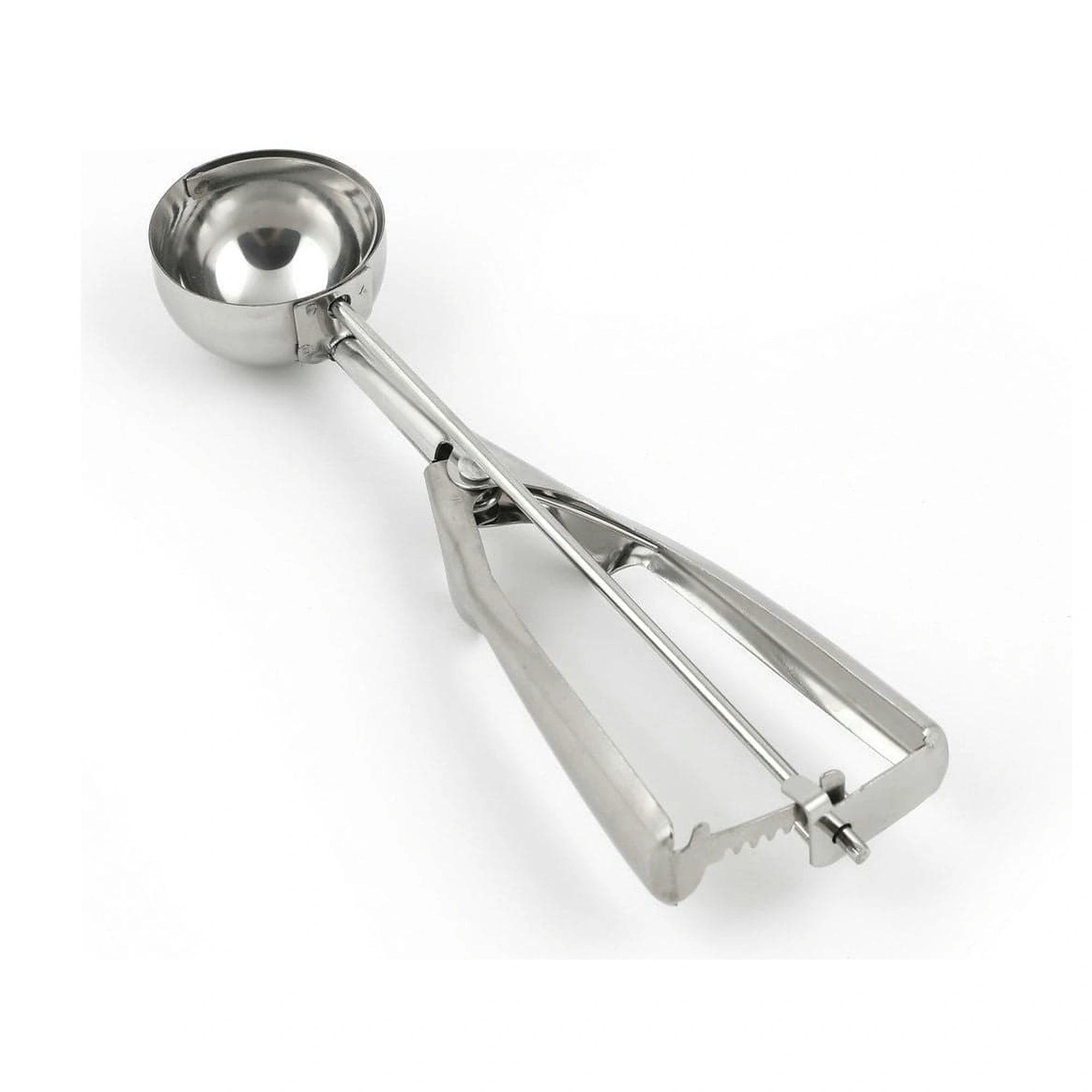 Lingura pentru inghetata C-ZZ-16027, crom, metal, 6x22 cm