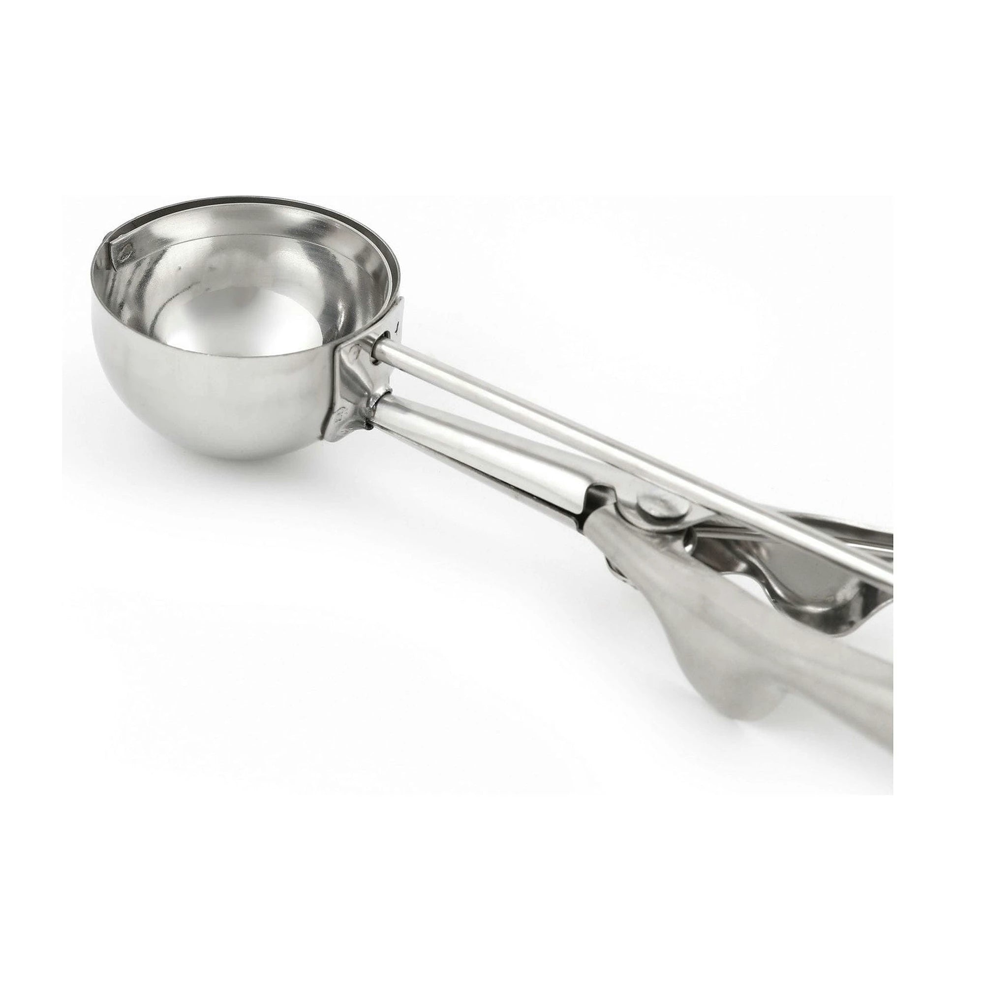 Lingura pentru inghetata C-ZZ-16027, crom, metal, 6x22 cm
