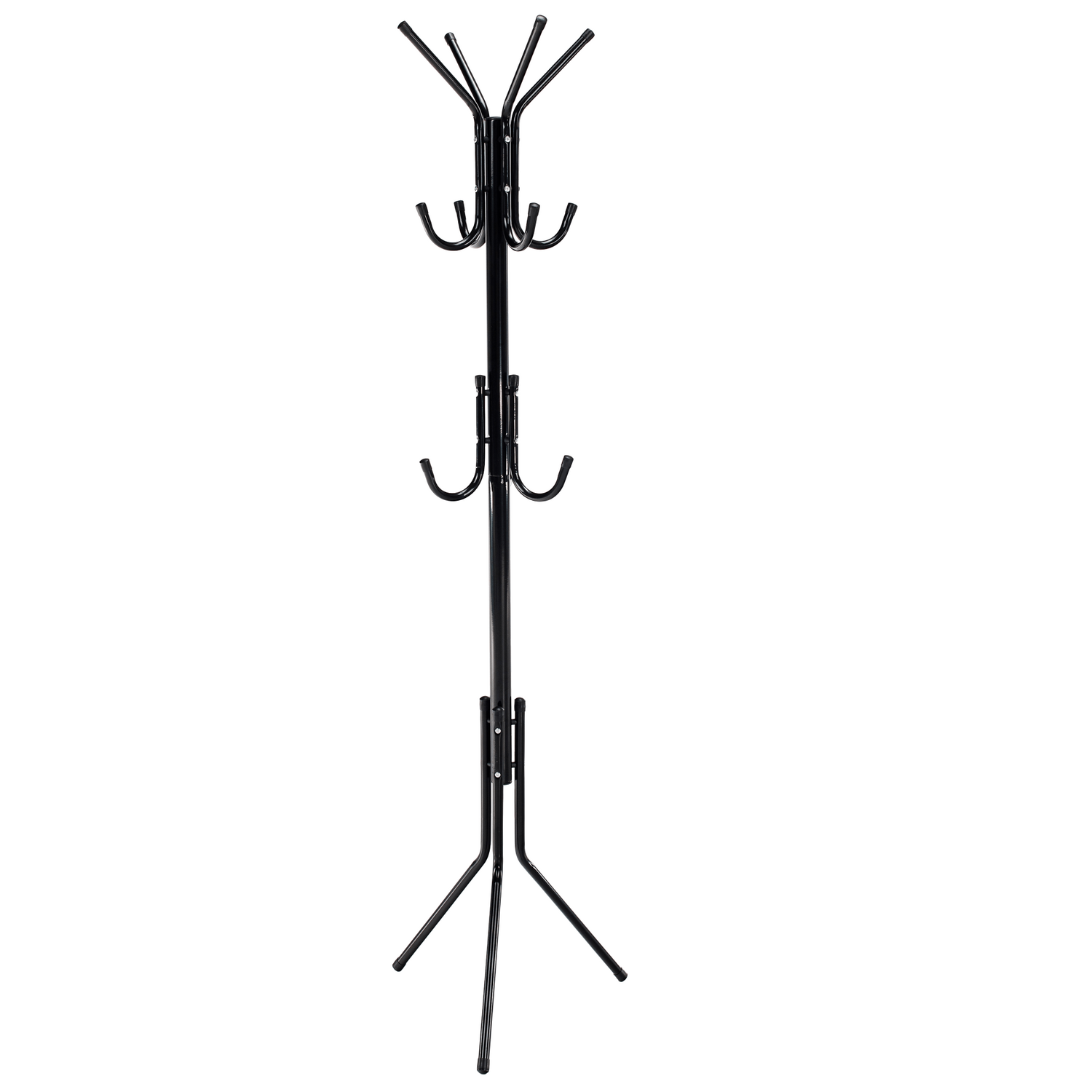 Cuier pom LORIK, negru, metal/plastic, 29x172 cm