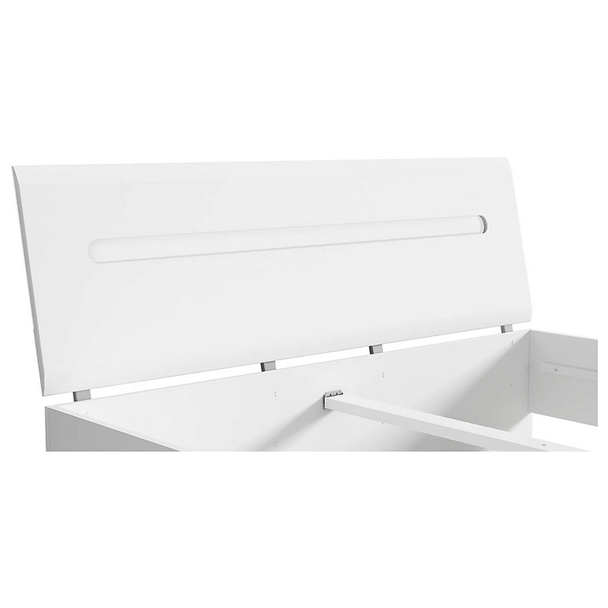 Cadru pat AZTECA TRIO 160x200, alb, PAL