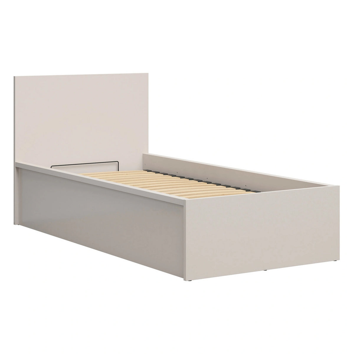 Pat TETRIX 90x200, casmir, PAL, cu somiera si spatiu depozitare