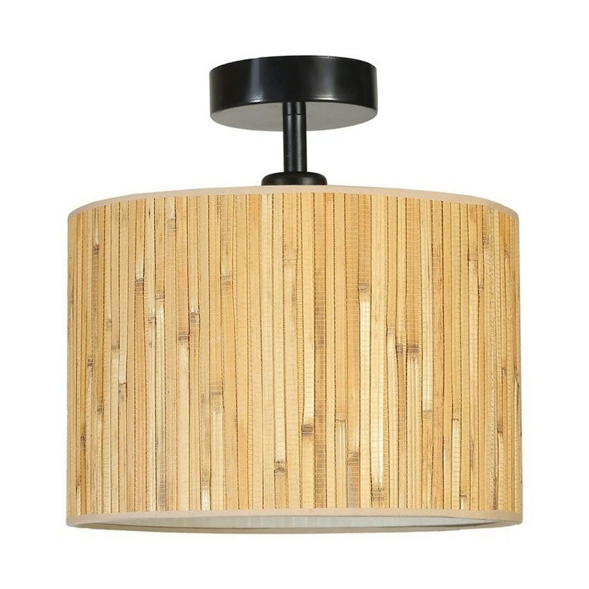 Lustra 846STL5121, lemn de bambus/metal, 30x30 cm