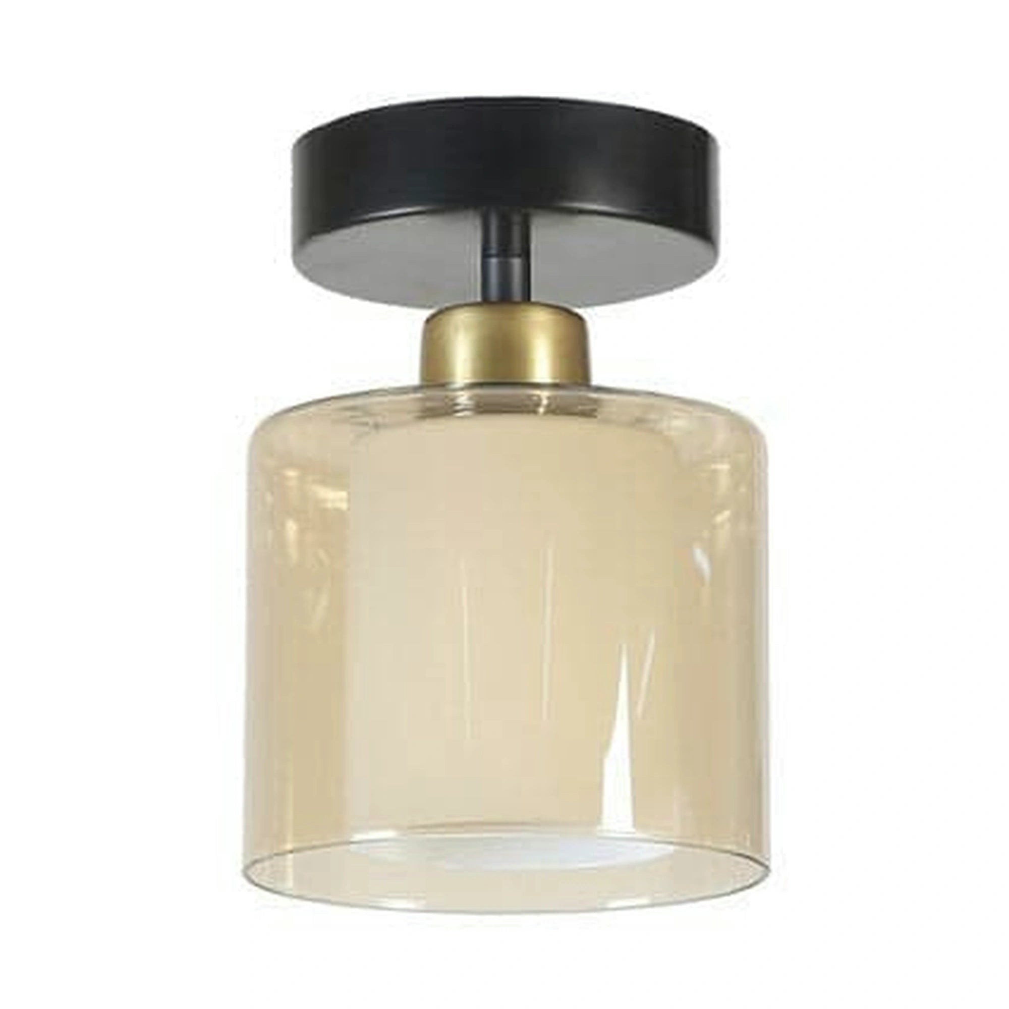 Lustra 846STL5227, negru/transparent, sticla/metal, 15x20 cm