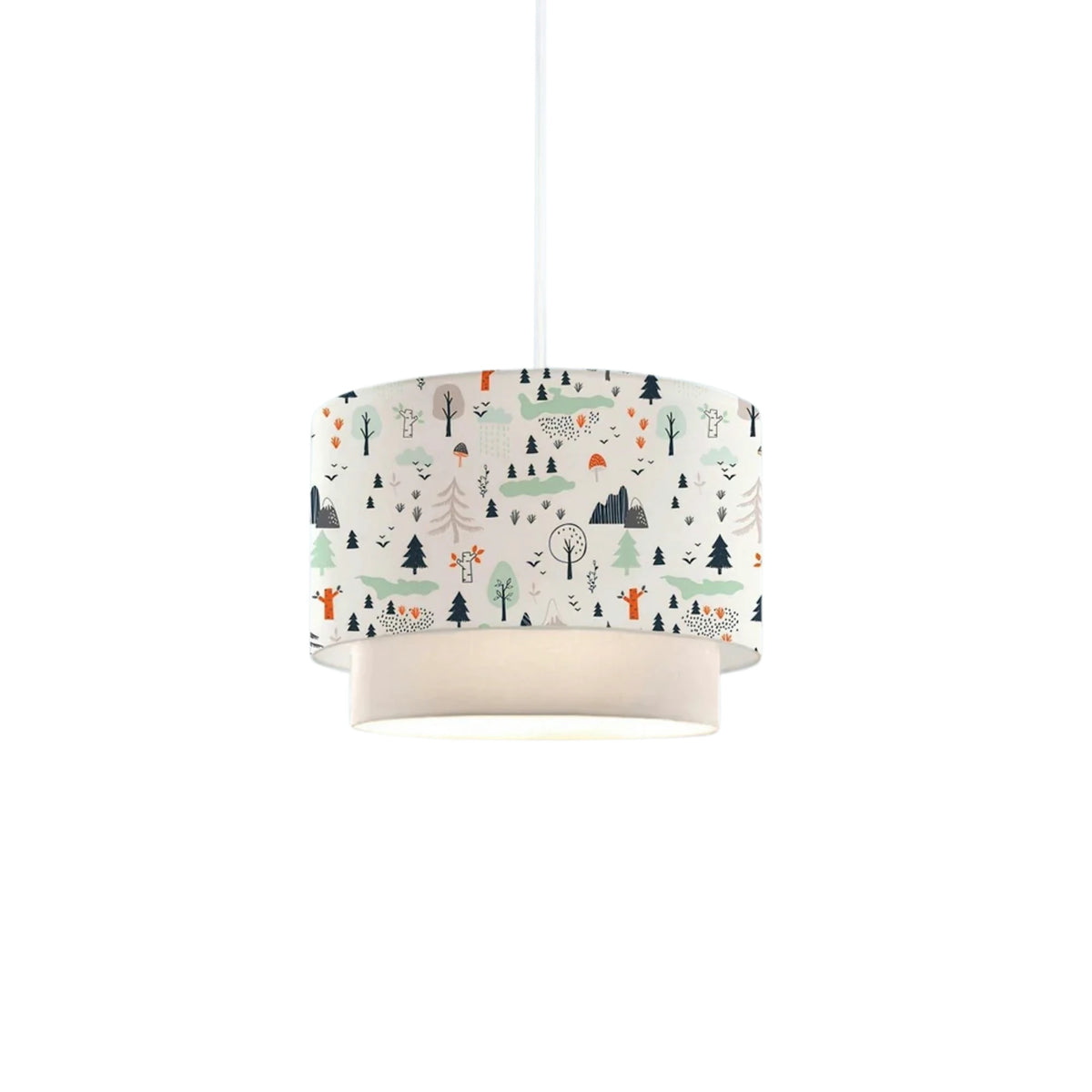 Lustra AYD-3391, multicolor, material textil/metal, 30x20x70 cm