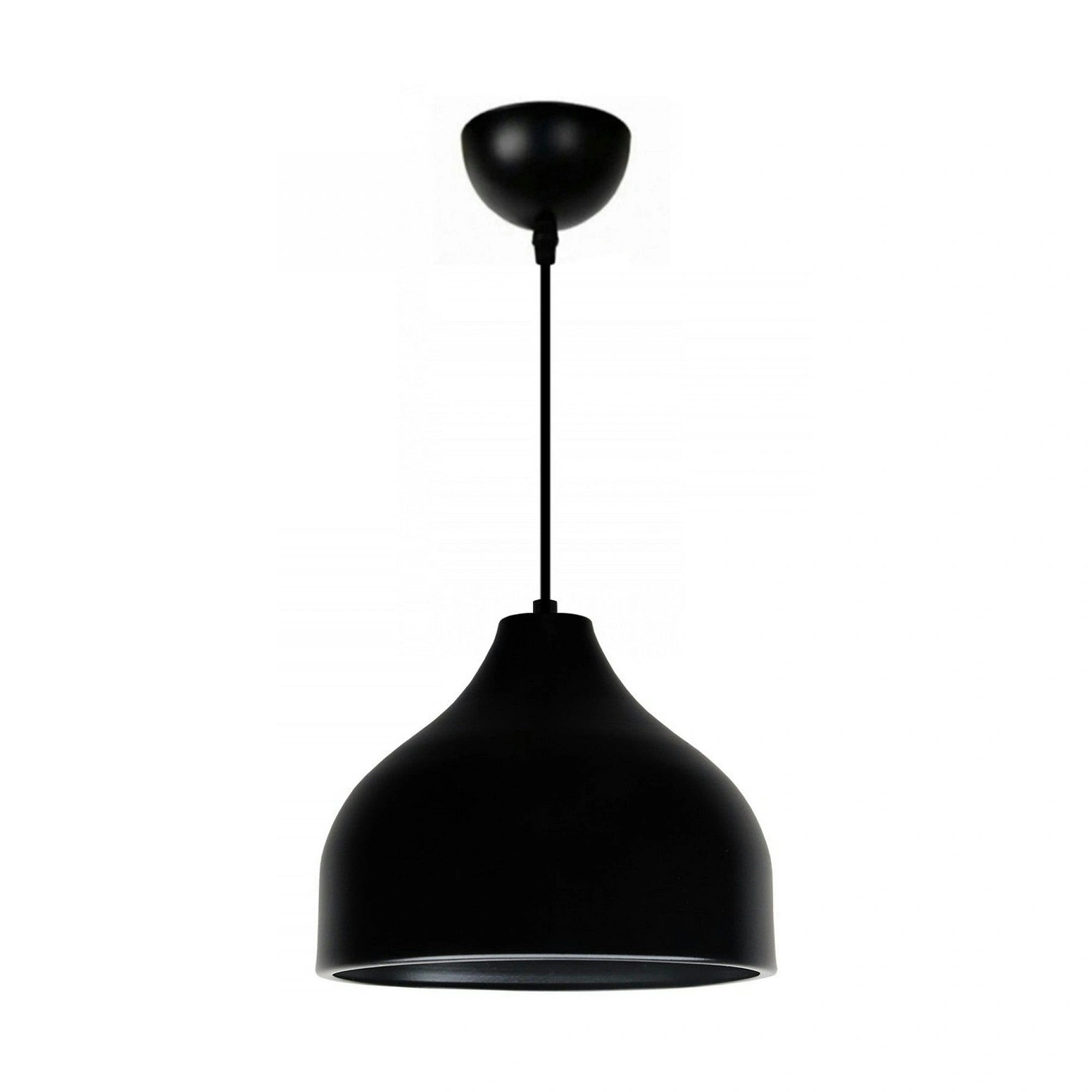 Lustra AYD-3550, negru, metal, 17x70 cm