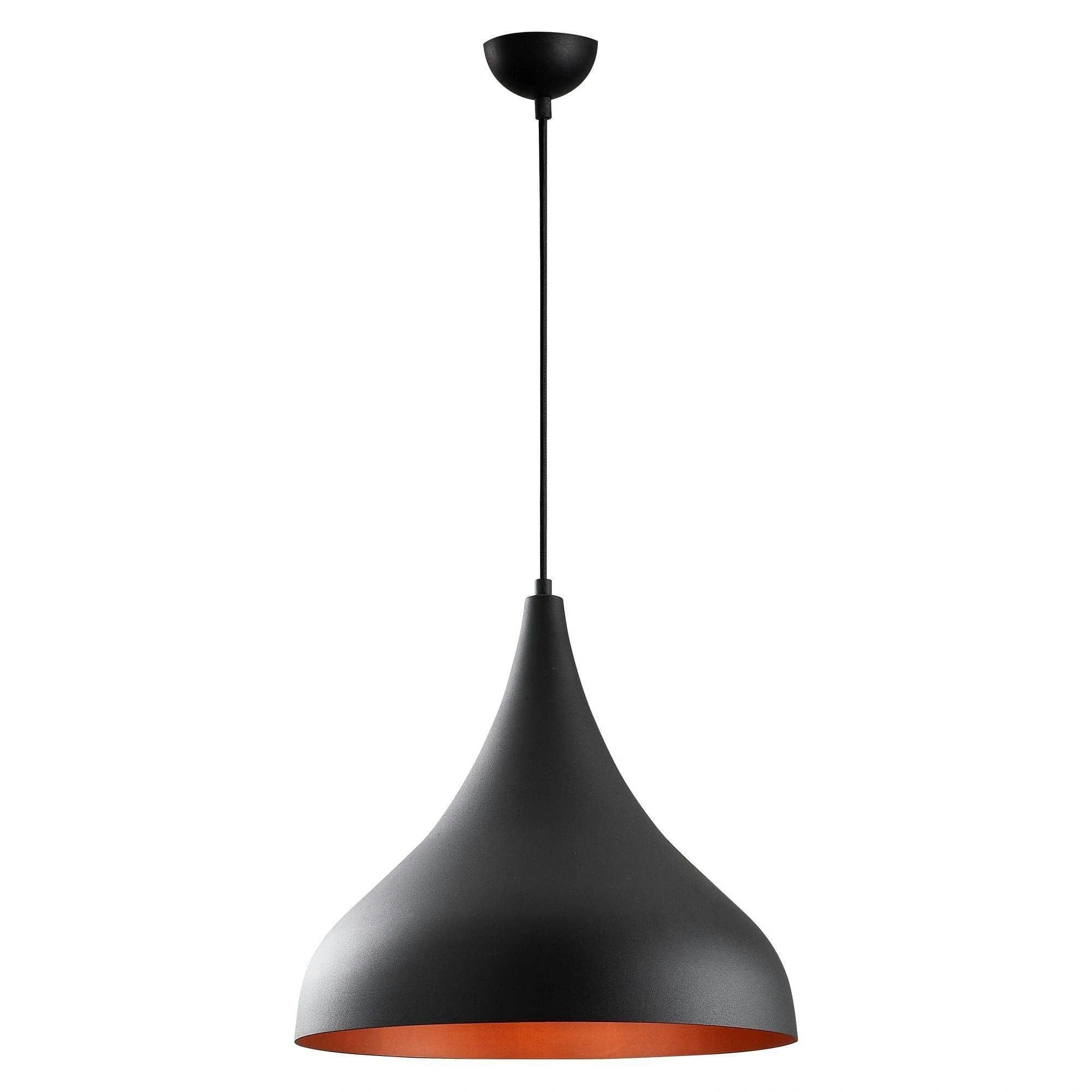 Lustra BERCESTE N-1390, negru, metal, 41x133 cm