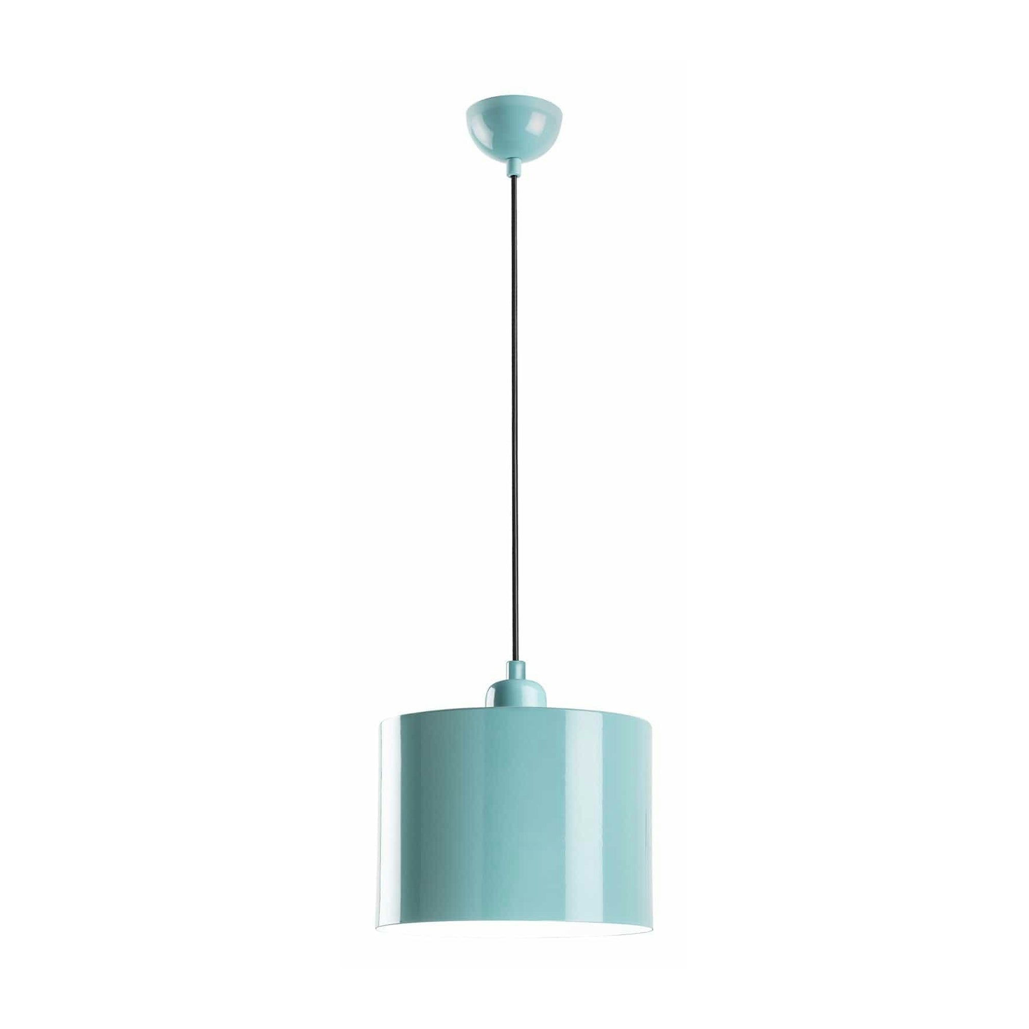 Lustra DUZ, turcoaz, metal, 20x25-110 cm