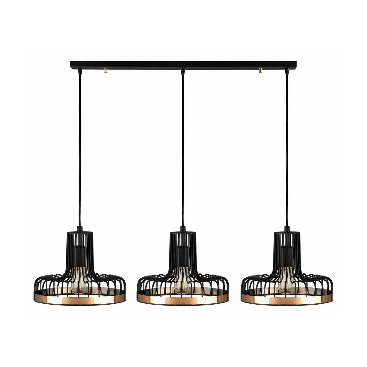 Lustra Fellini, MR - 774, cadru metalic, negru, 100x20x112 cm