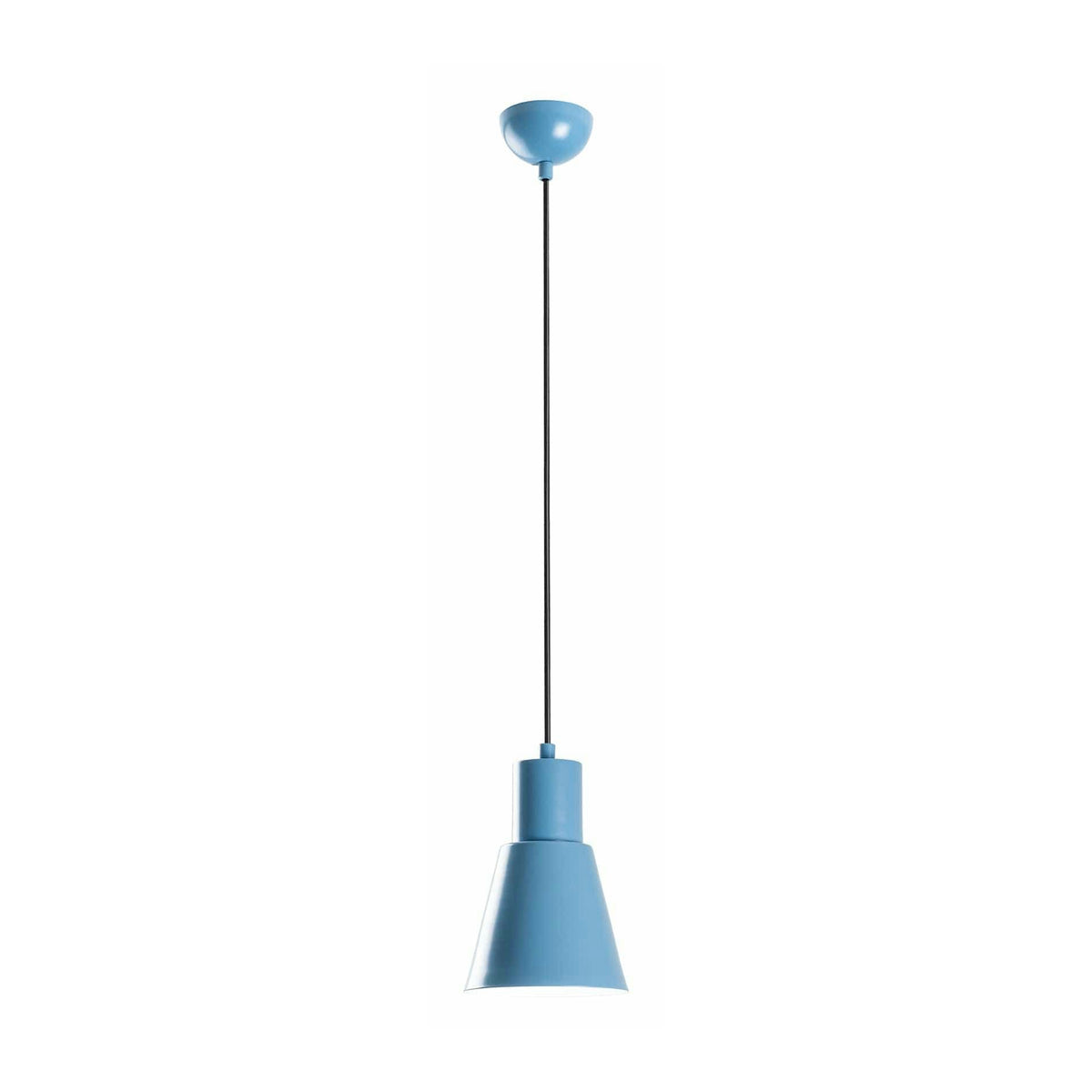 Lustra KONIKKEM, albastru, metal, 14x27-114 cm