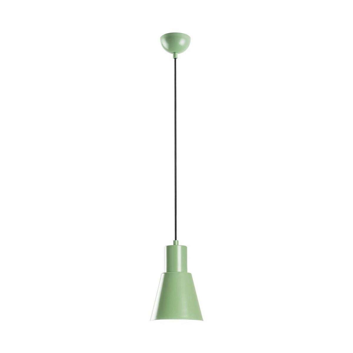 Lustra KONIKKEM, verde menta, metal, 14x27-114 cm