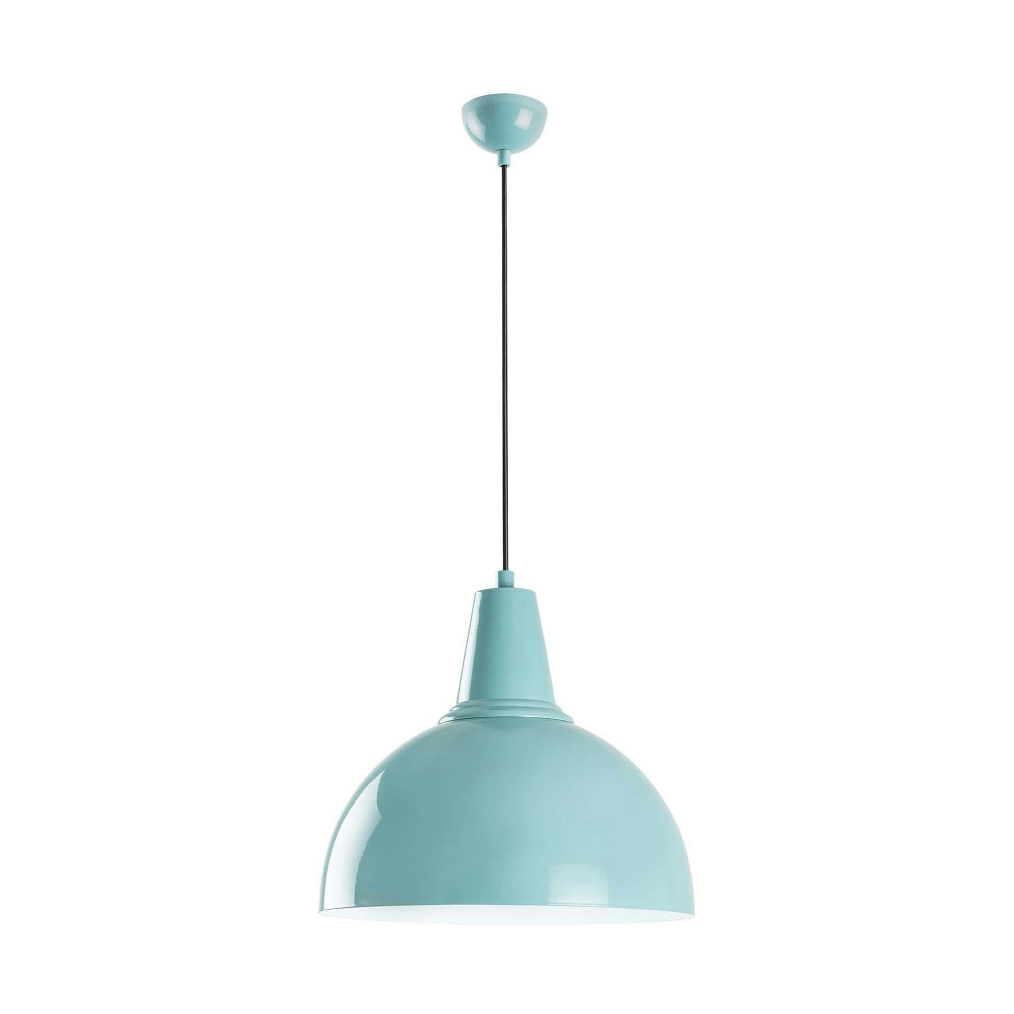 Lustra KURE 2451, turcoaz, metal, 30x32-121 cm