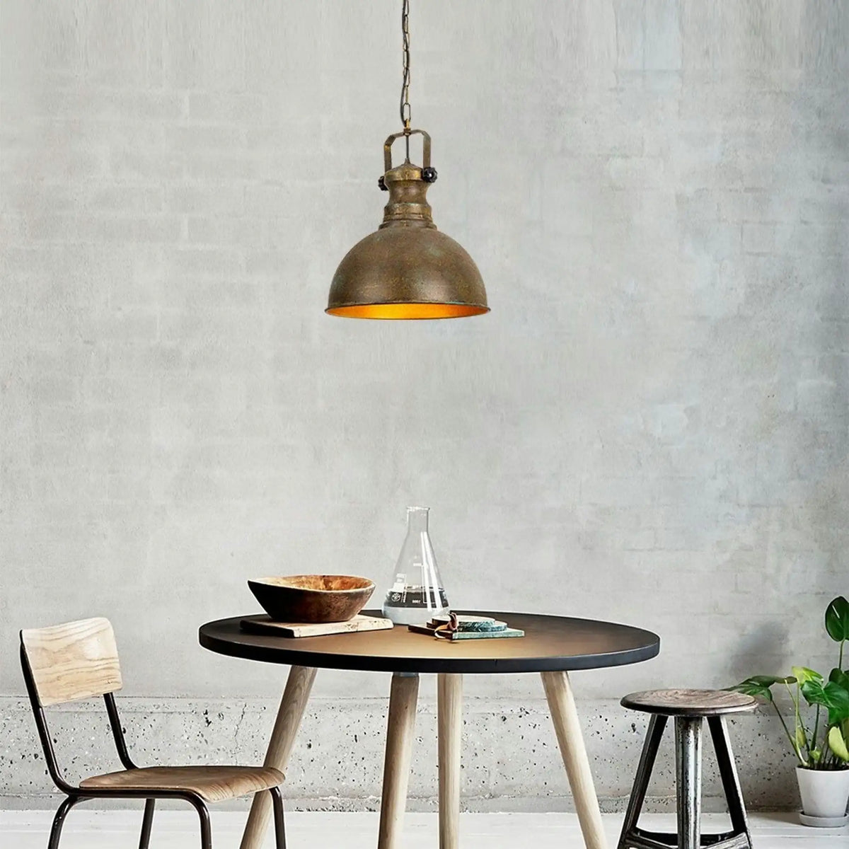 Lustra SAGLAM 3710, bronz, metal, 31x40-85 cm