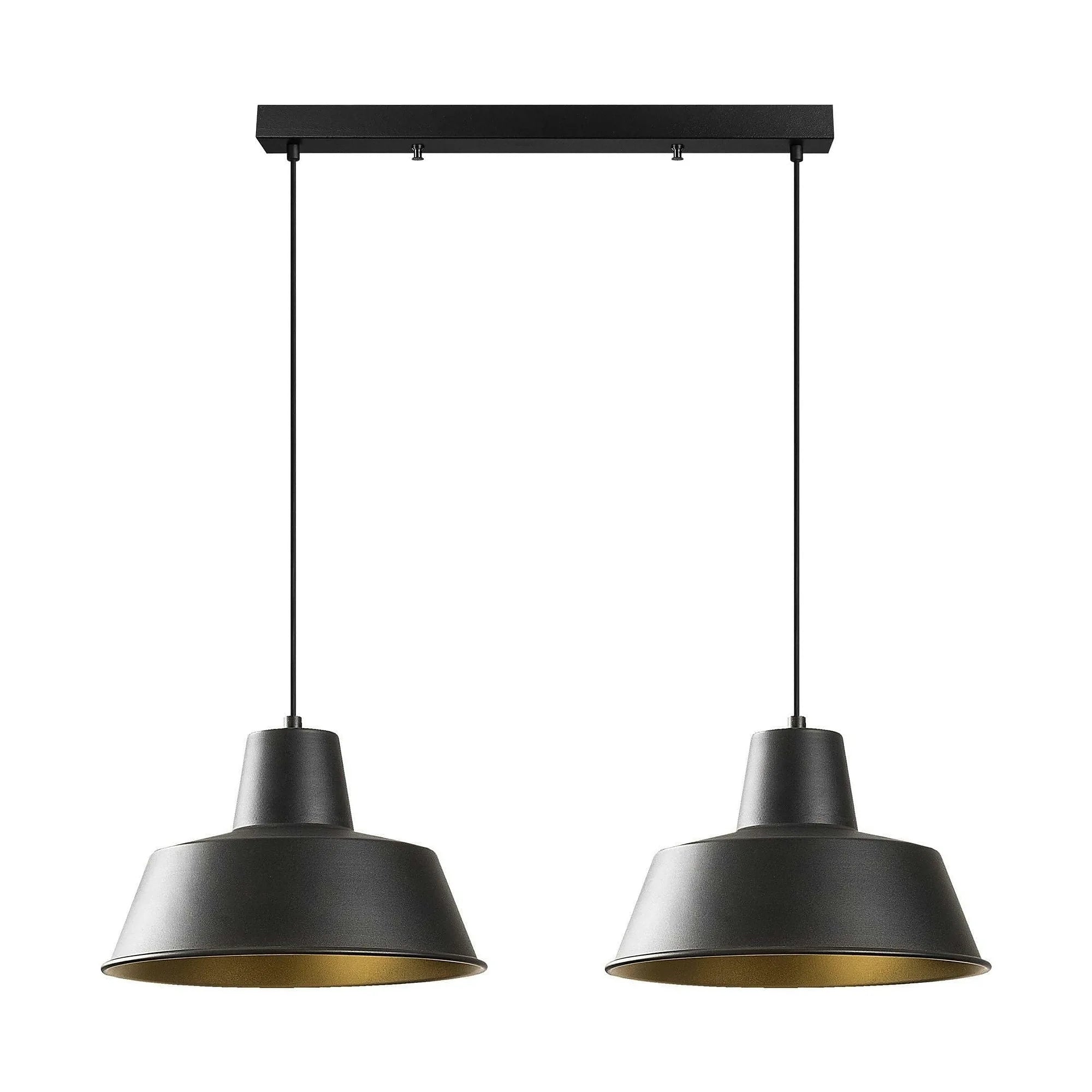 Lustra SAGLAM 3738, negru, metal, 62x30x38-120 cm