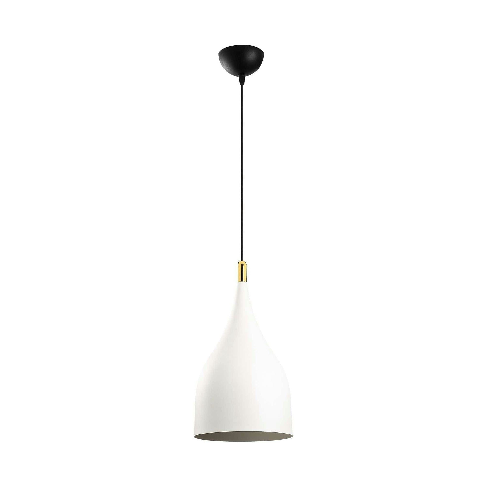 Lustra SAGLAM 3771, alb/negru, metal, 25x51-137 cm