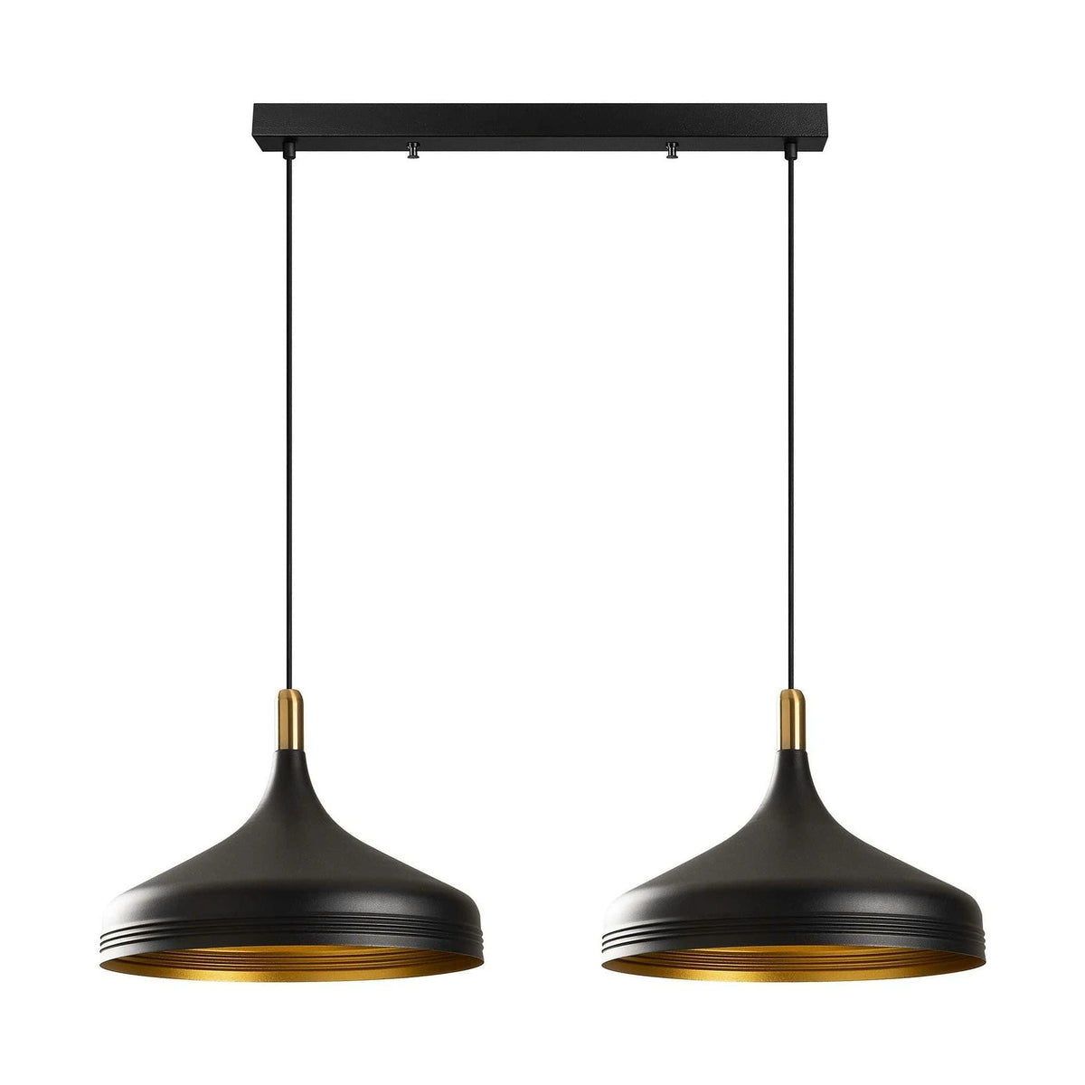 Lustra SAGLAM 3777, negru, metal, 68x36x42-132 cm