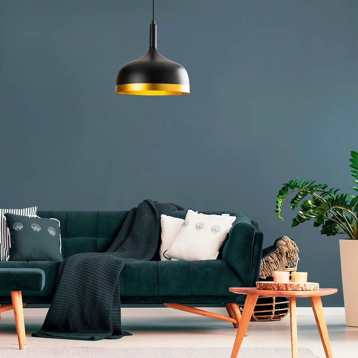 Lustra SIVANI MR-826, negru/auriu, metal, 30x40-128 cm