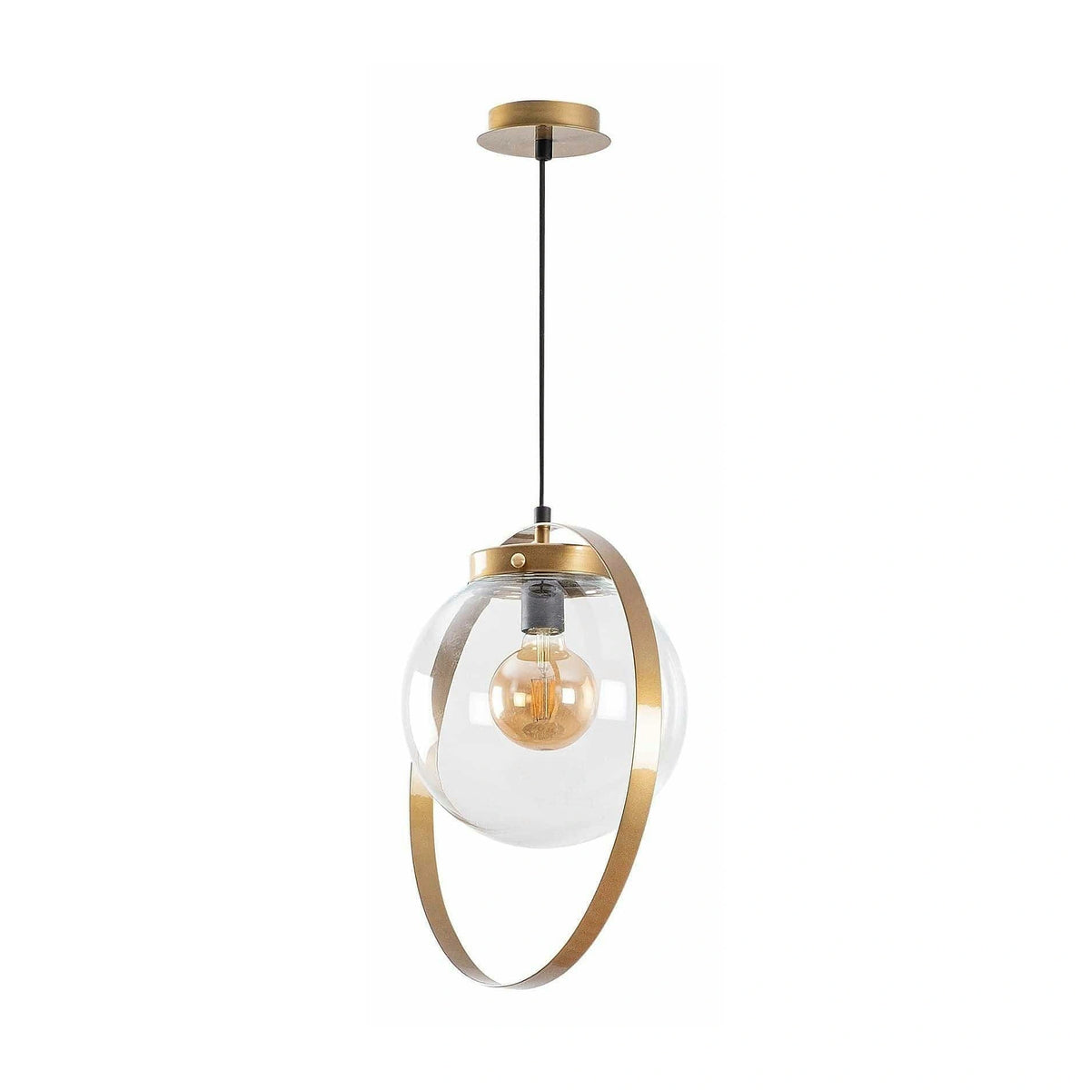 Lustra TAN - NT 101, auriu, metal/sticla, 40x125 cm