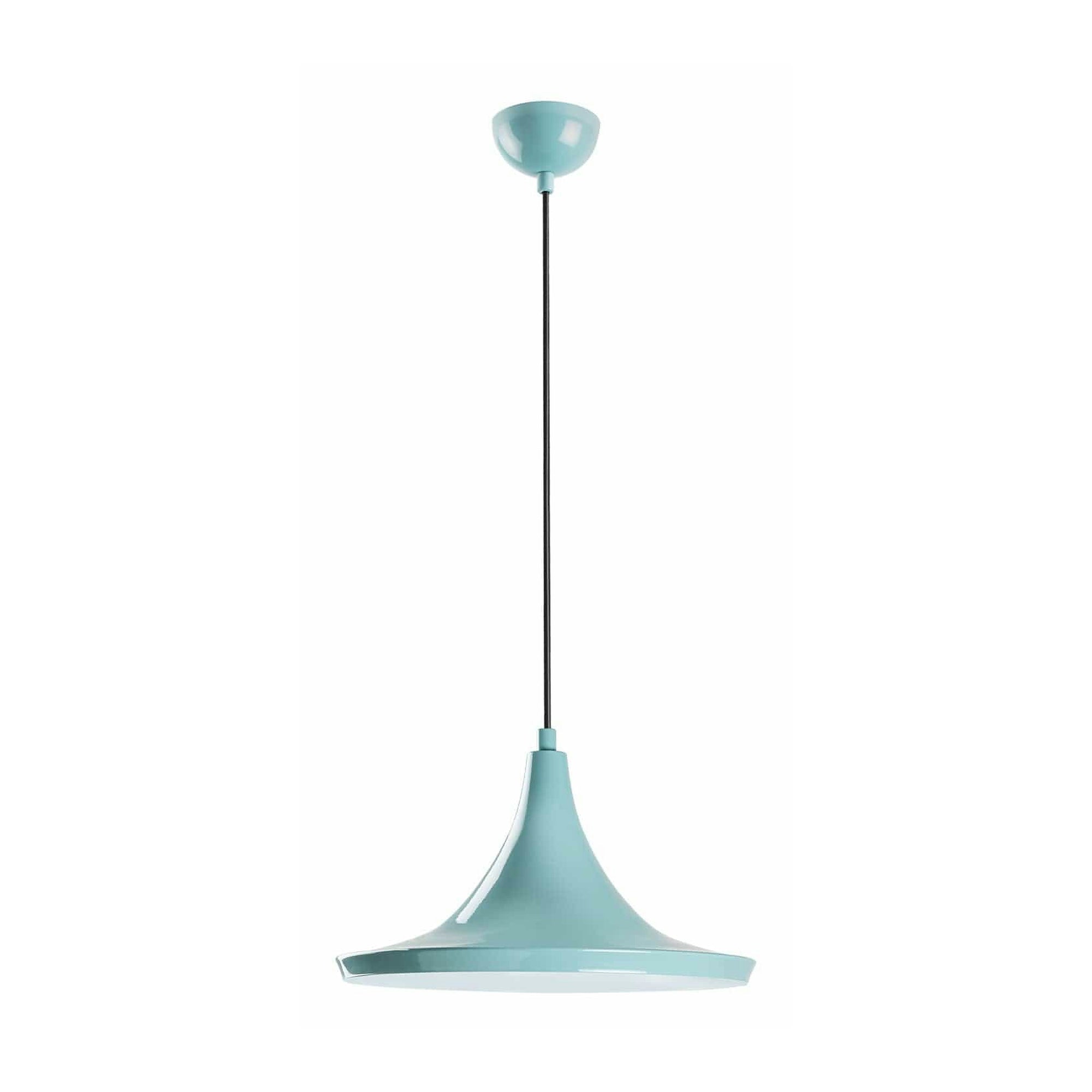 Lustra TOM 3531, turcoaz, metal, 30x30-117 cm