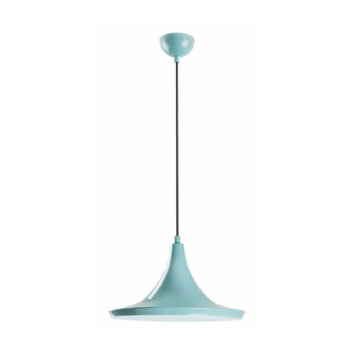 Lustra TOM 3531, turcoaz, metal, 30x30-117 cm