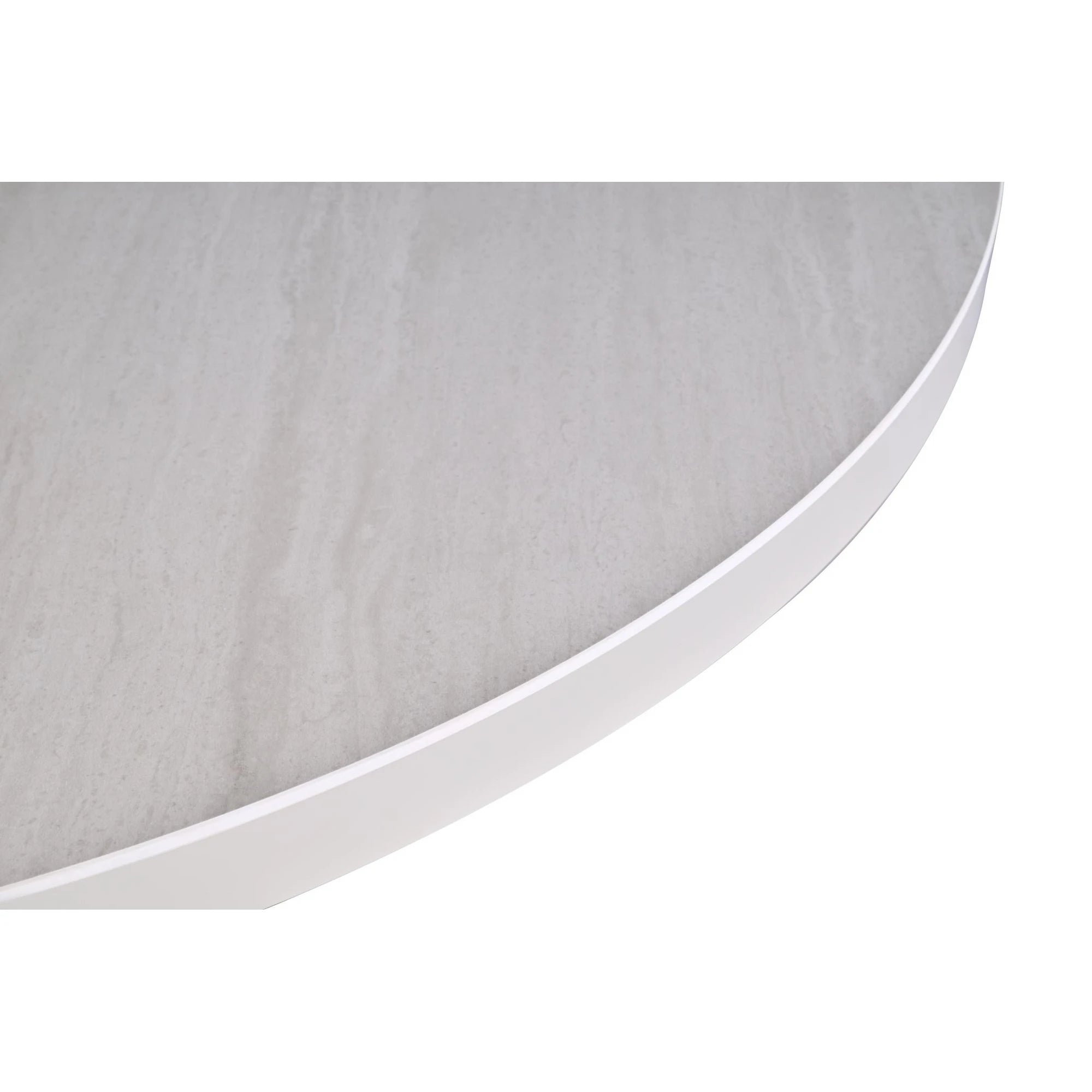 Masa extensibila LYRA, crem cu efect de marmura/gri, 120/160x120x75 cm
