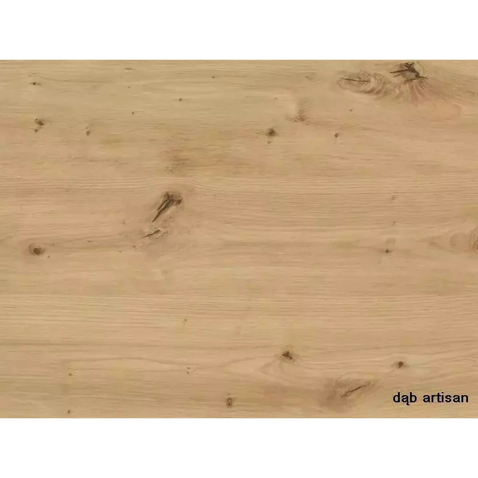 Masa ADAM, stejar artisan/negru, 120x68x75 cm