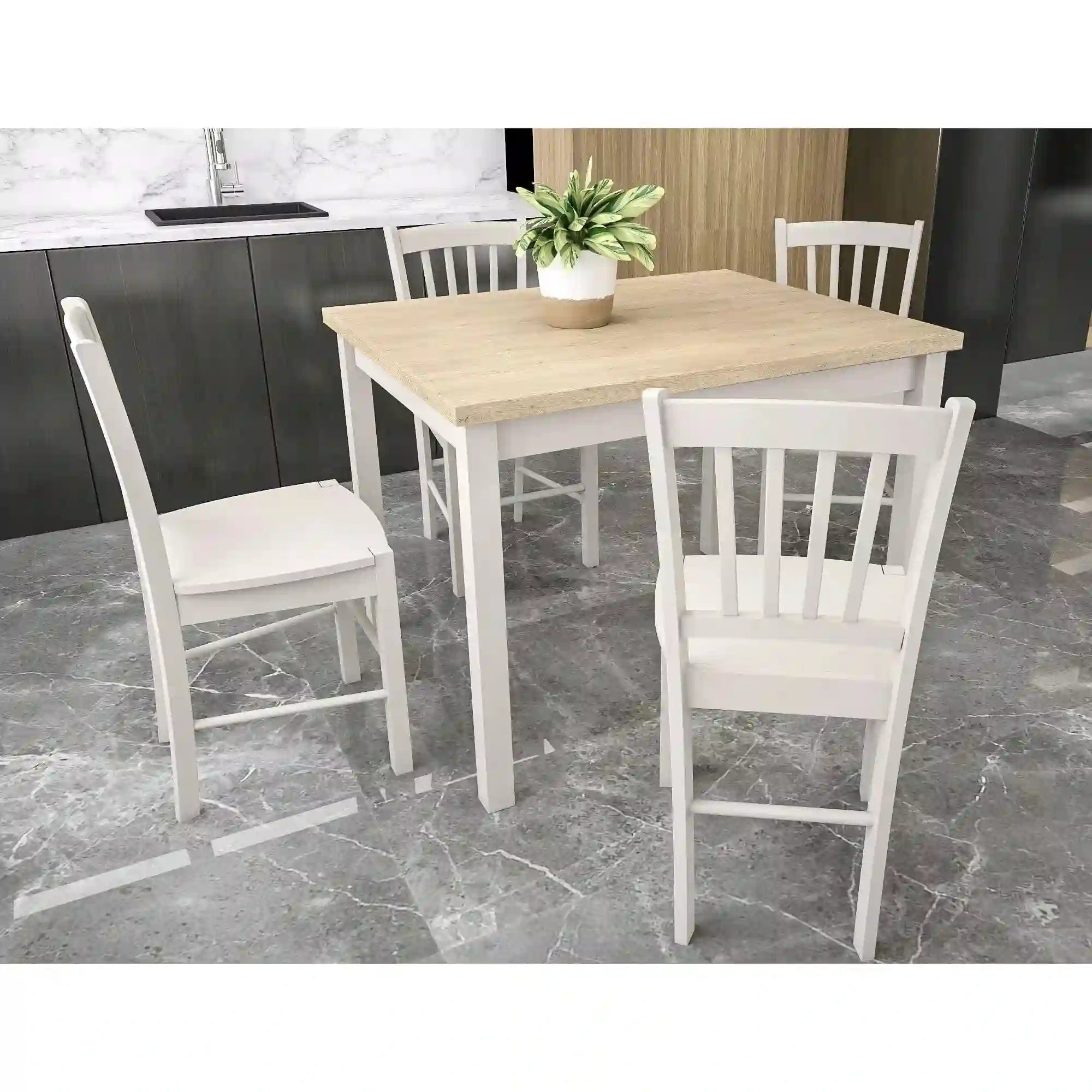 Masa ADAM, stejar/casmir, 90x65x75 cm