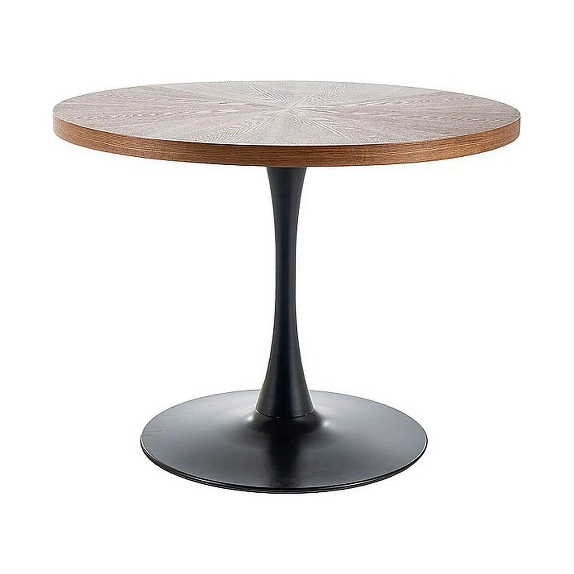 Masa AMADEO, stejar/negru mat, 100x76 cm
