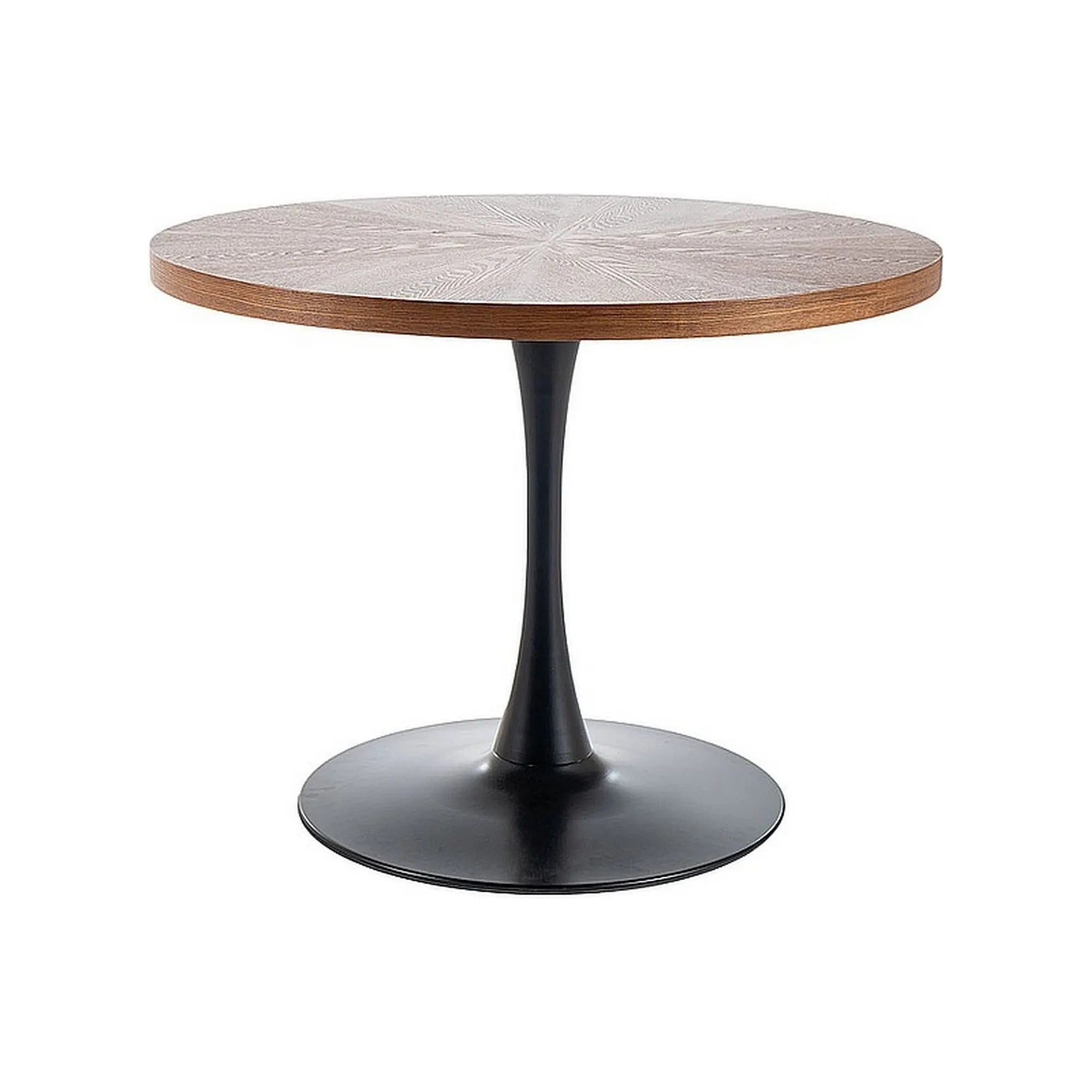 Masa AMADEO, stejar/negru mat, 100x76 cm