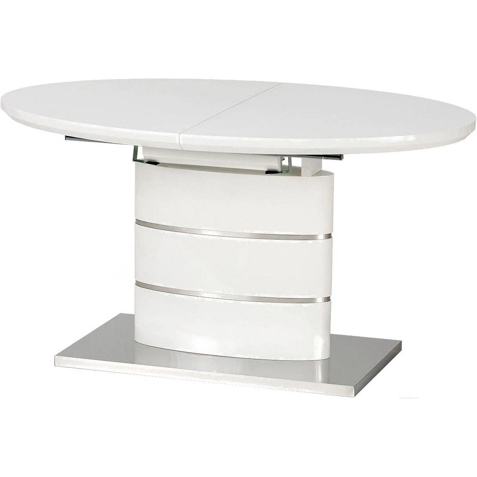 Masa ASPEN, alb, 140/180x90x76 cm