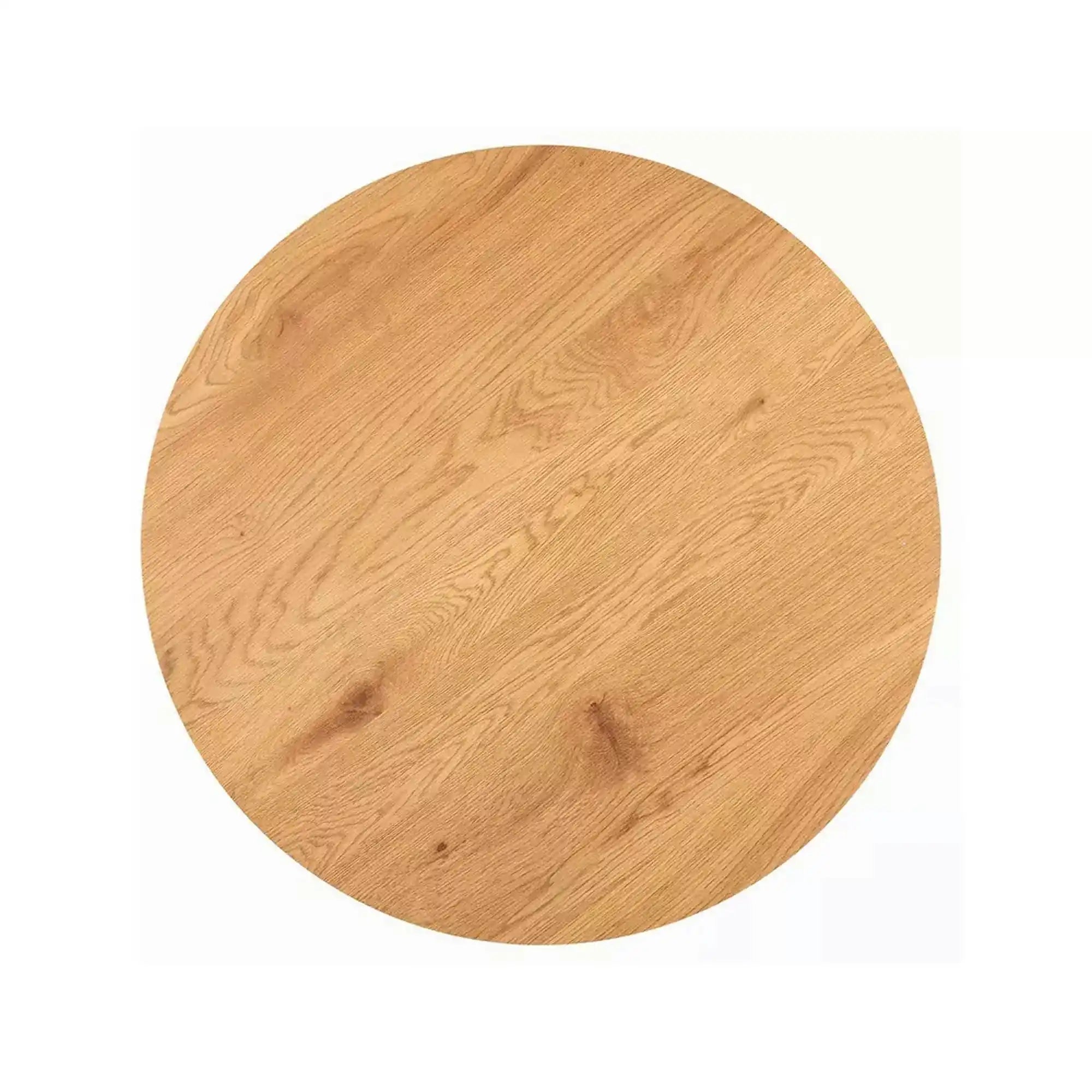 Masa ASTER, stejar/negru, 100x100x76 cm