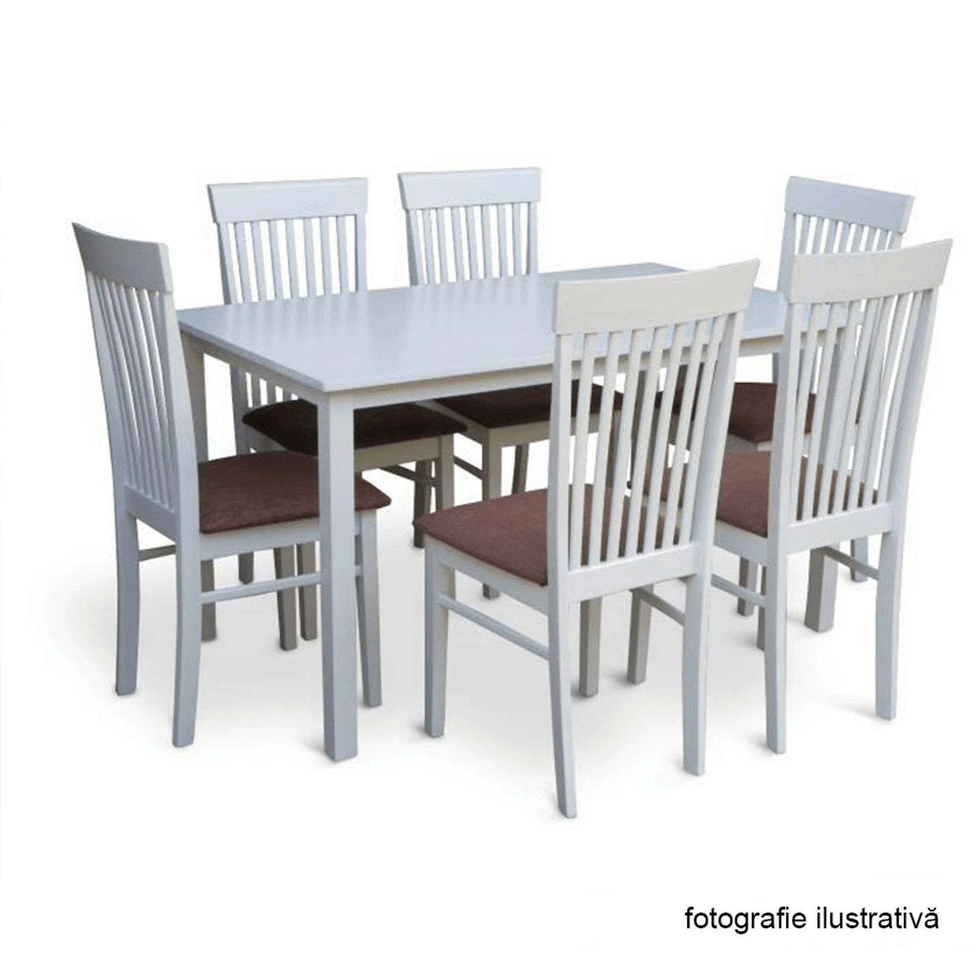 Masa ASTRO, alb, 135x80x74 cm