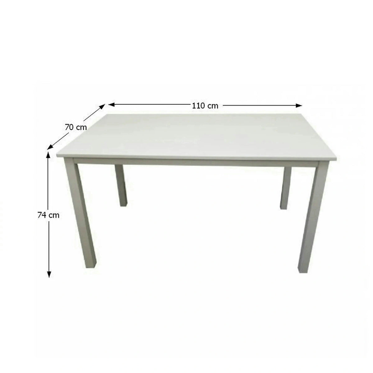 Masa ASTRO NEW, alb, 110x70x74 cm