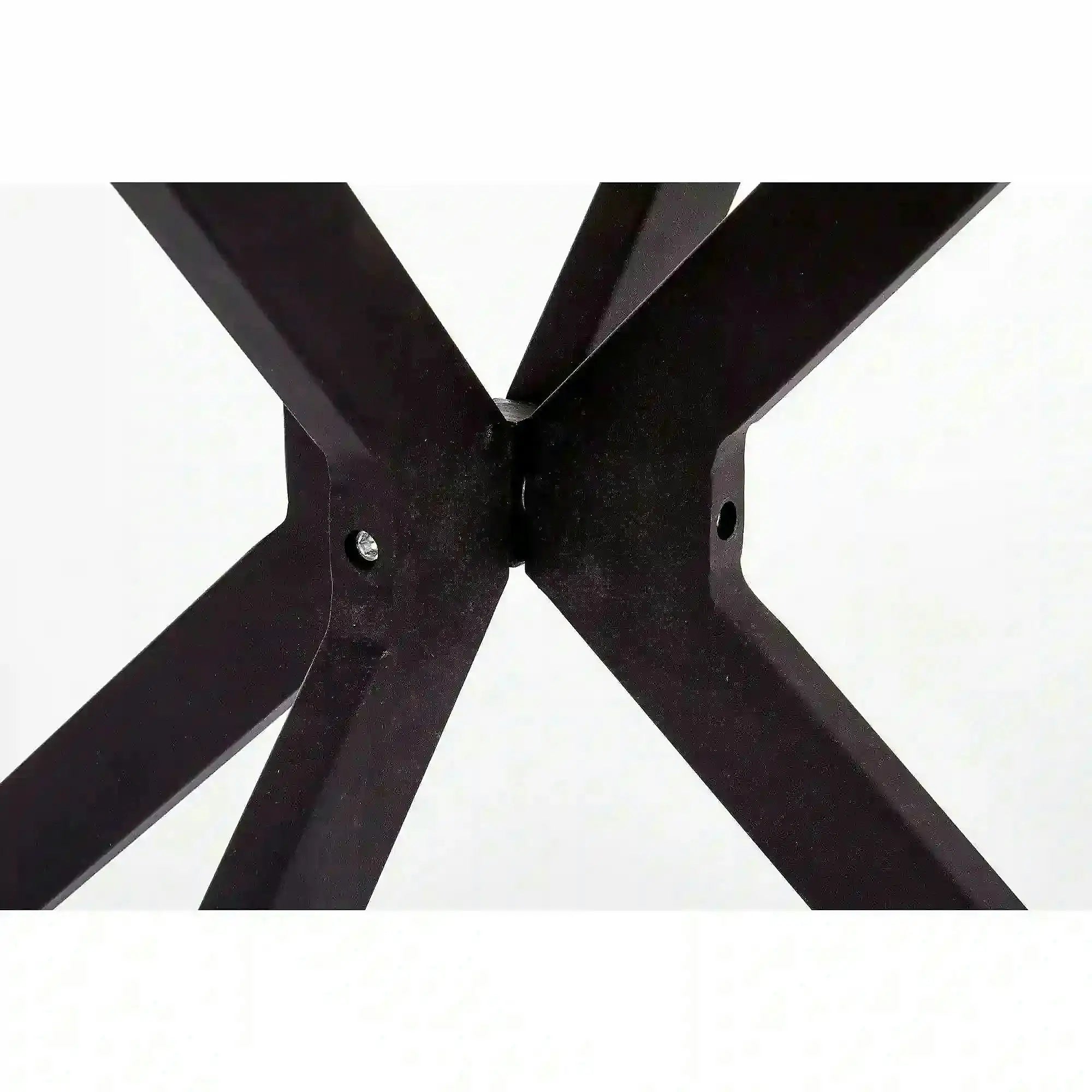 Masa AVELAR, negru, 120x120x76 cm