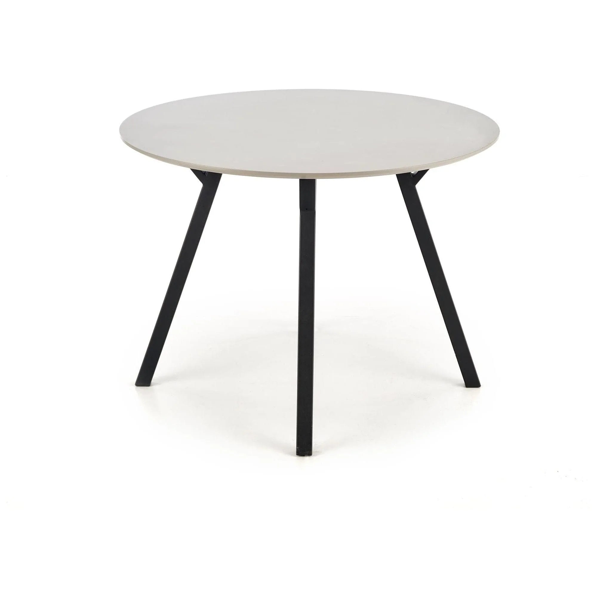 Masa BALROG, negru/gri deschis, 100x100x74 cm