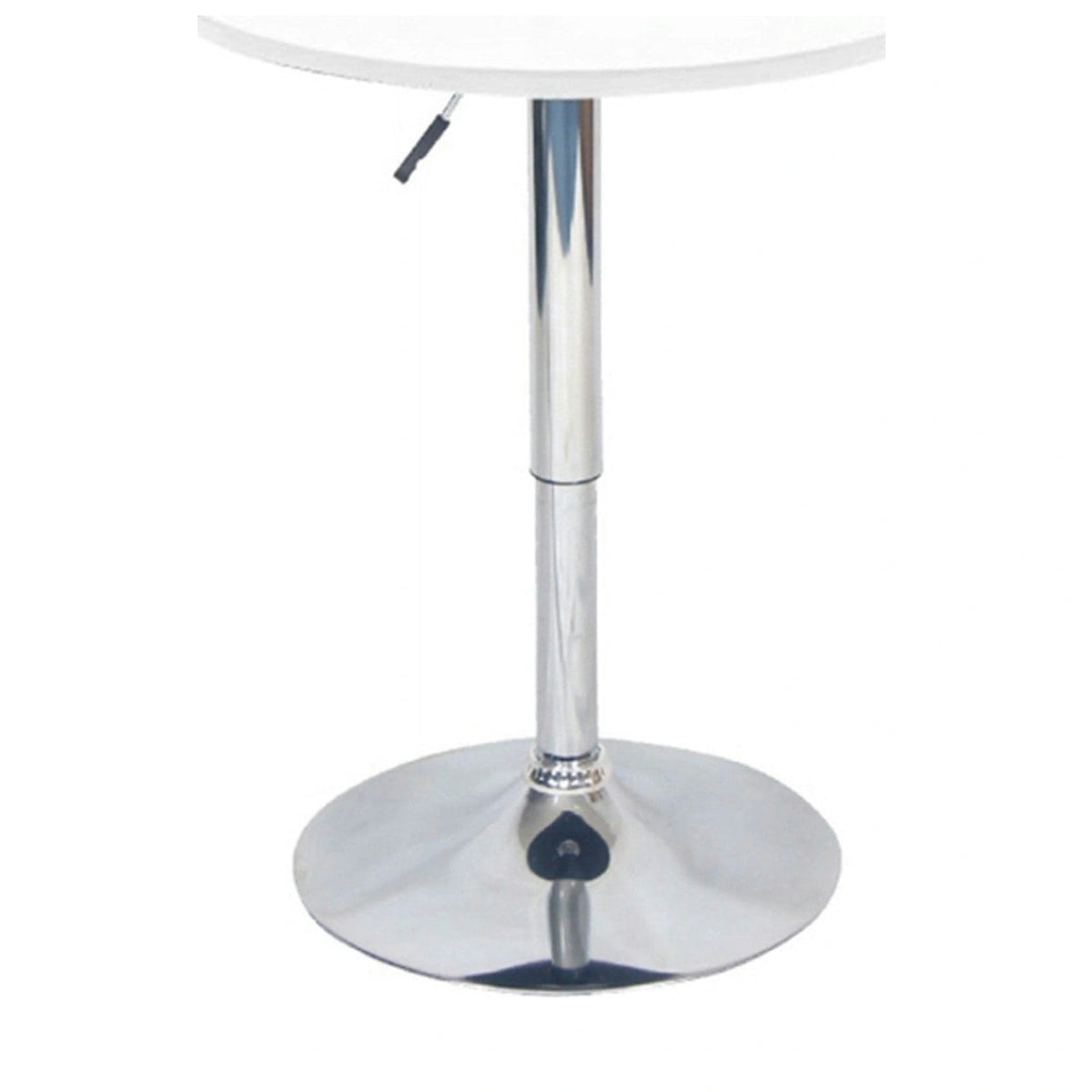 Masa bar BRANY, alb/crom, 60x69/93 cm