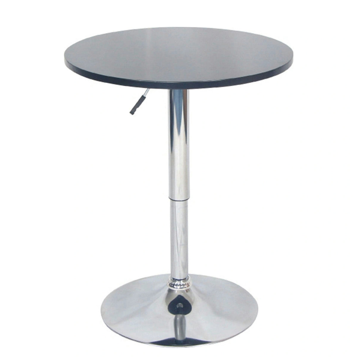 Masa bar BRANY NEW, negru/crom, 60x89 cm