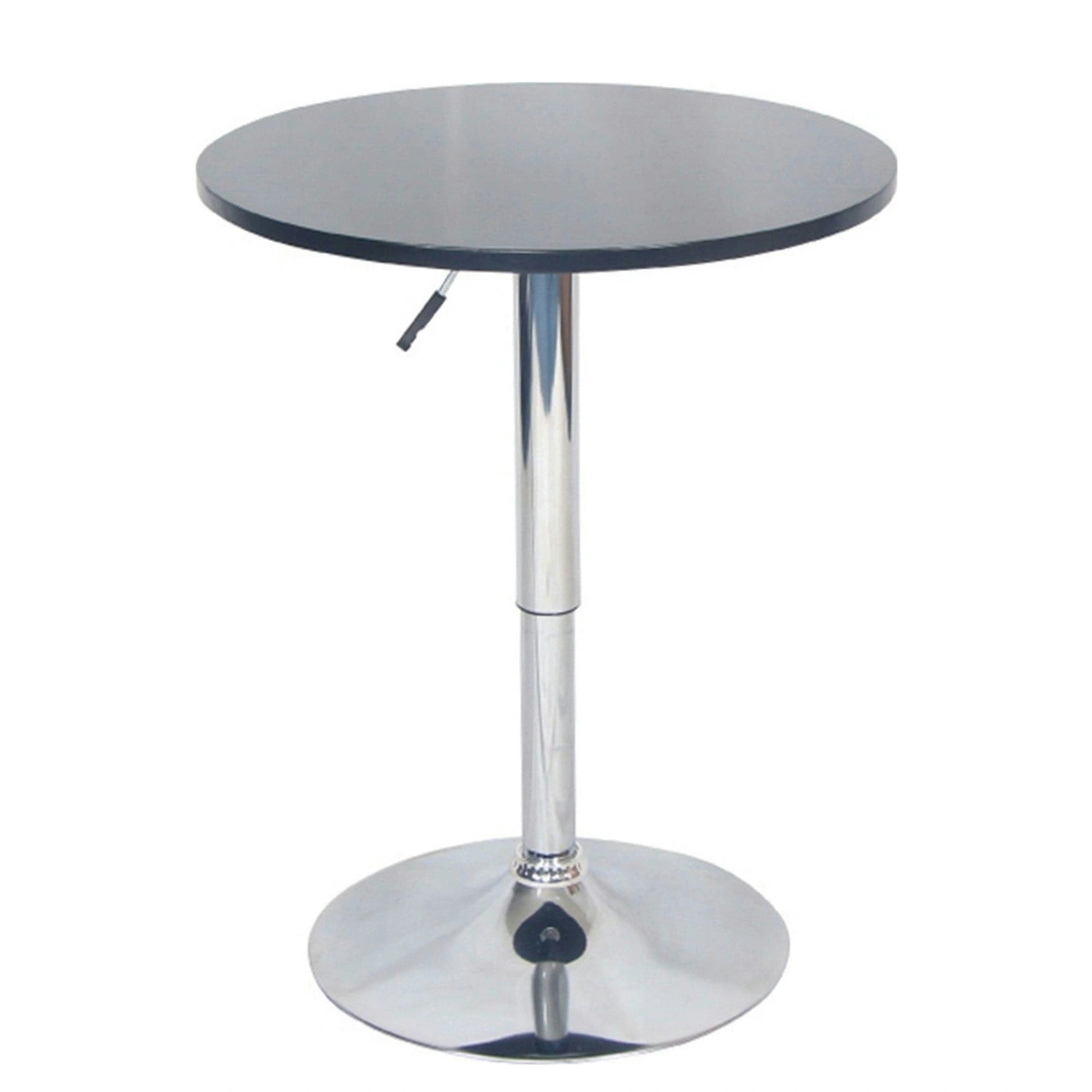 Masa bar BRANY NEW, negru/crom, 60x89 cm