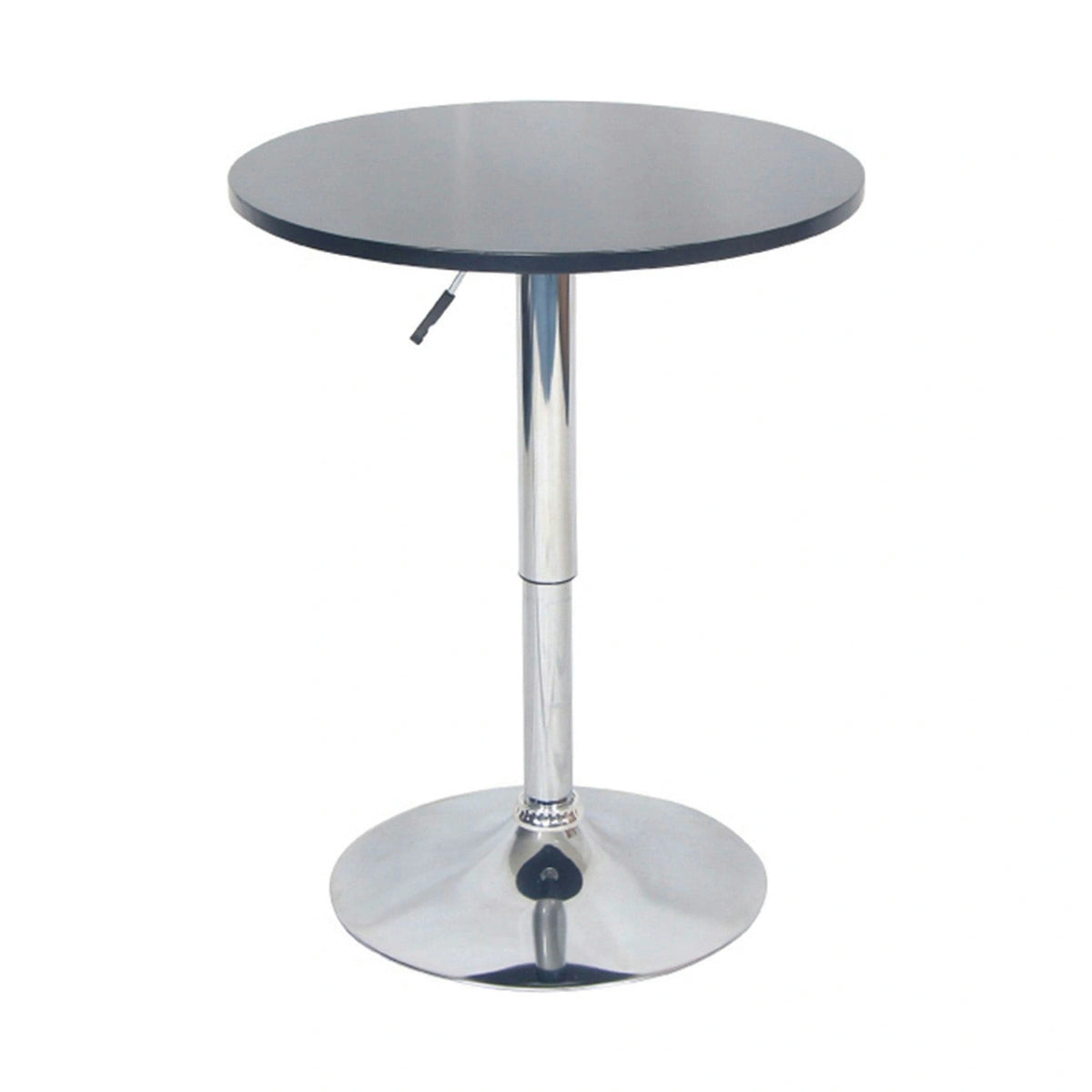 Masa bar BRANY NEW, negru/crom, 60x89 cm