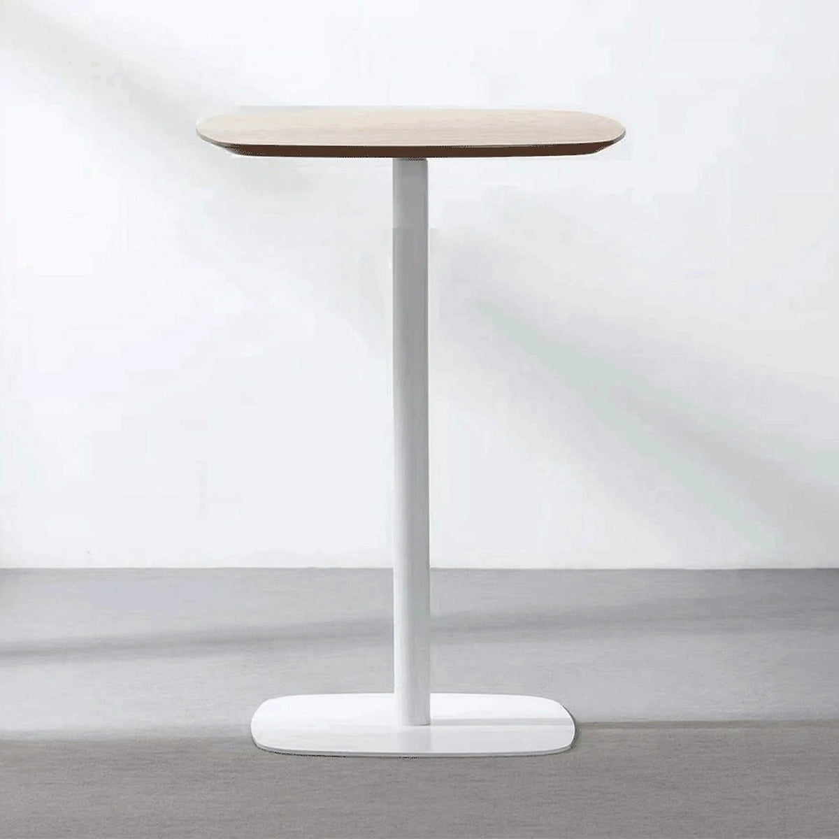 Masa bar HARLOV, stejar/alb, 60x105 cm