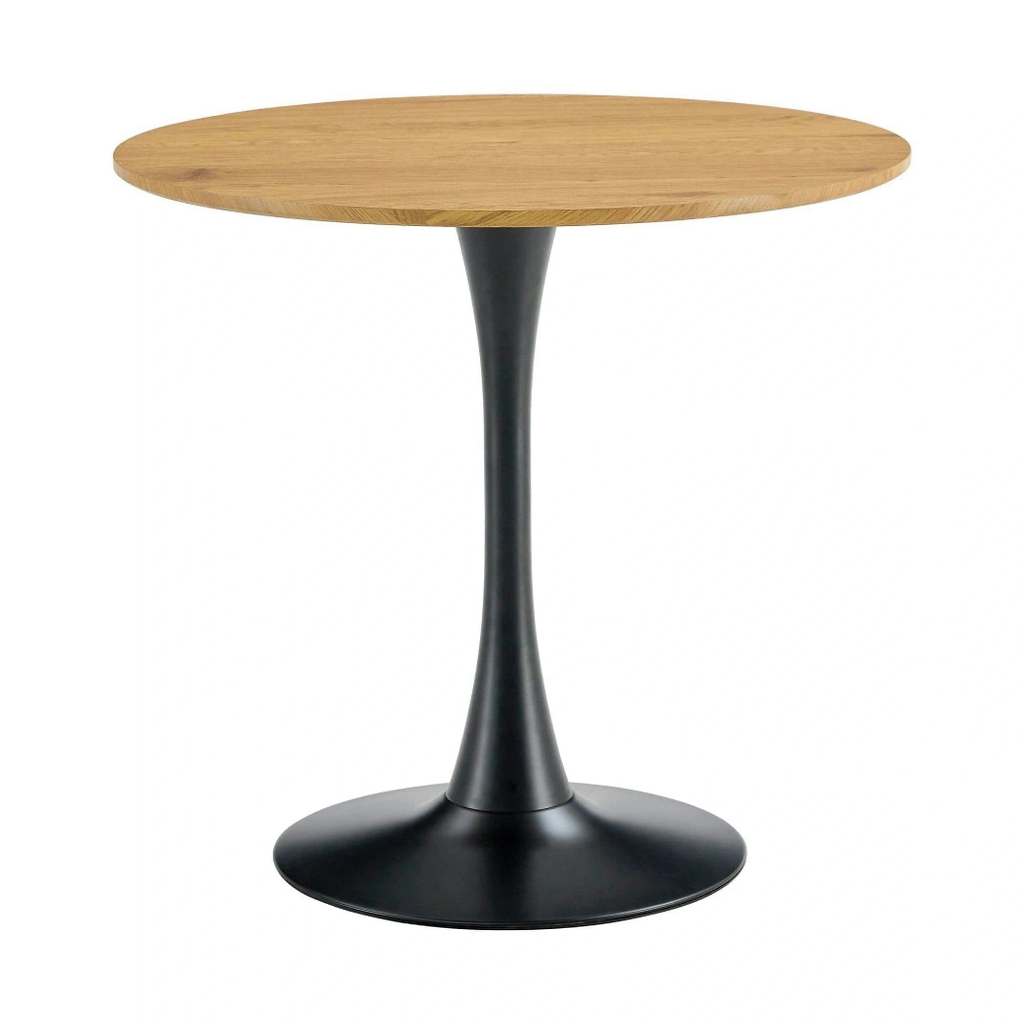 Masa bar REVENTON NEW, stejar/negru, 110x110x74 cm