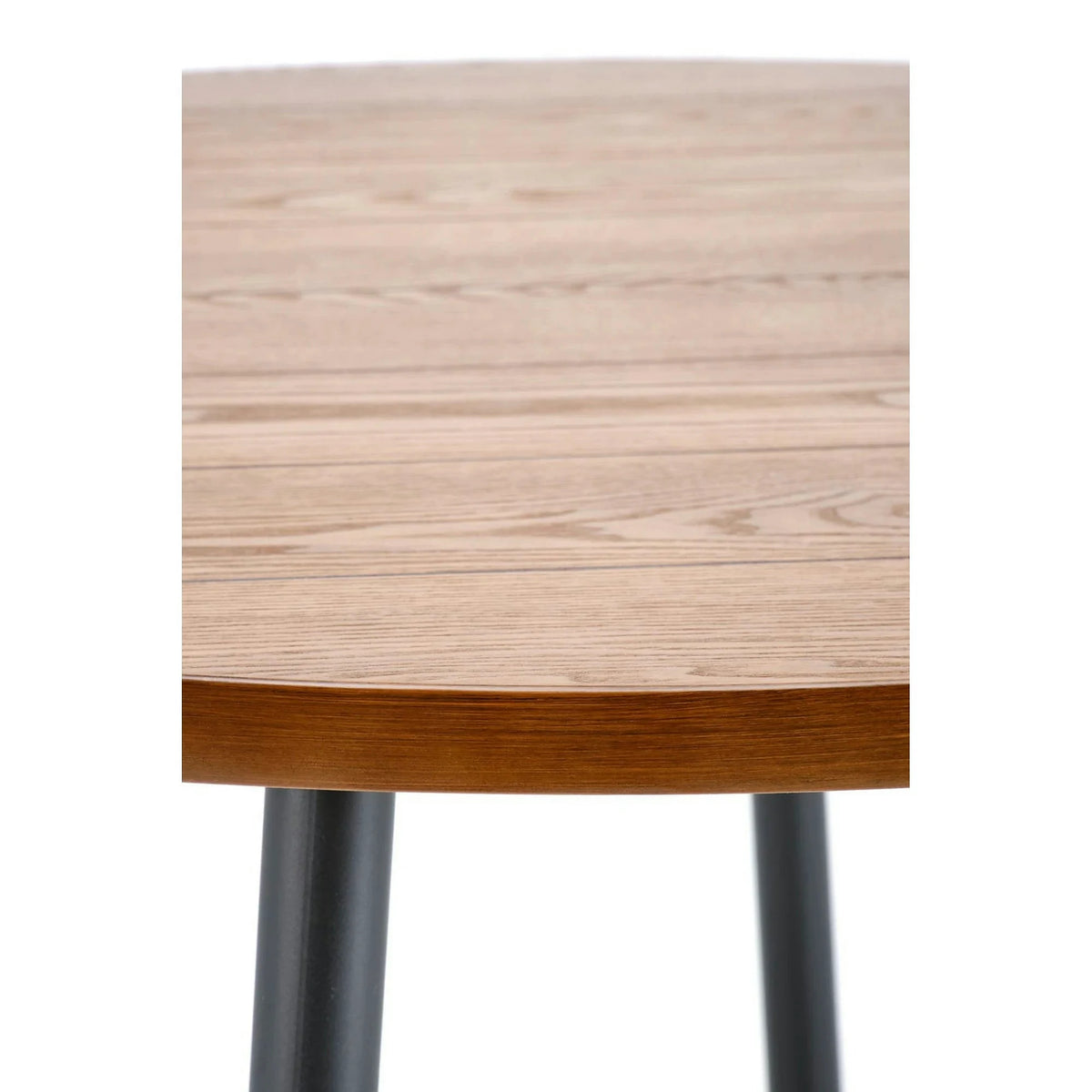 Masa BARRY, nuc/negru, 105x75 cm