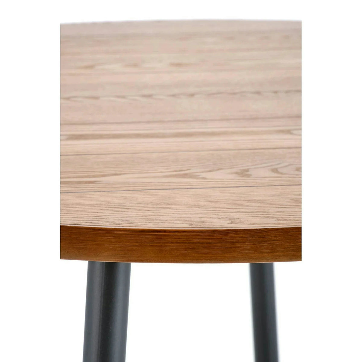 Masa BARRY, nuc/negru, 105x75 cm