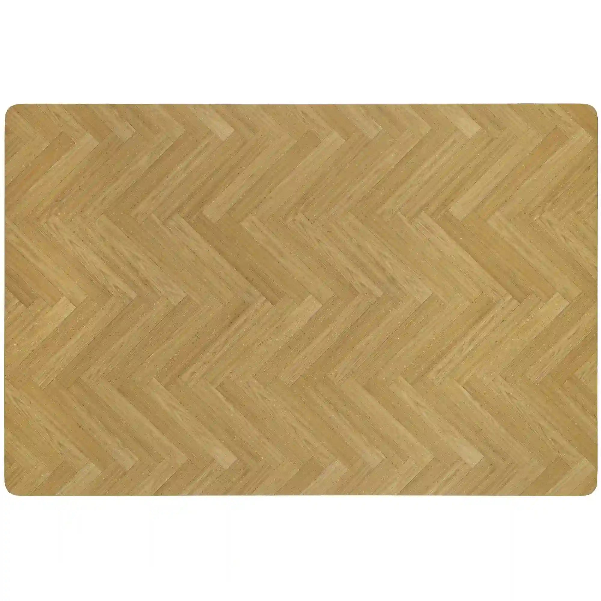 Masa BERTO, stejar/negru, 120x80x77 cm