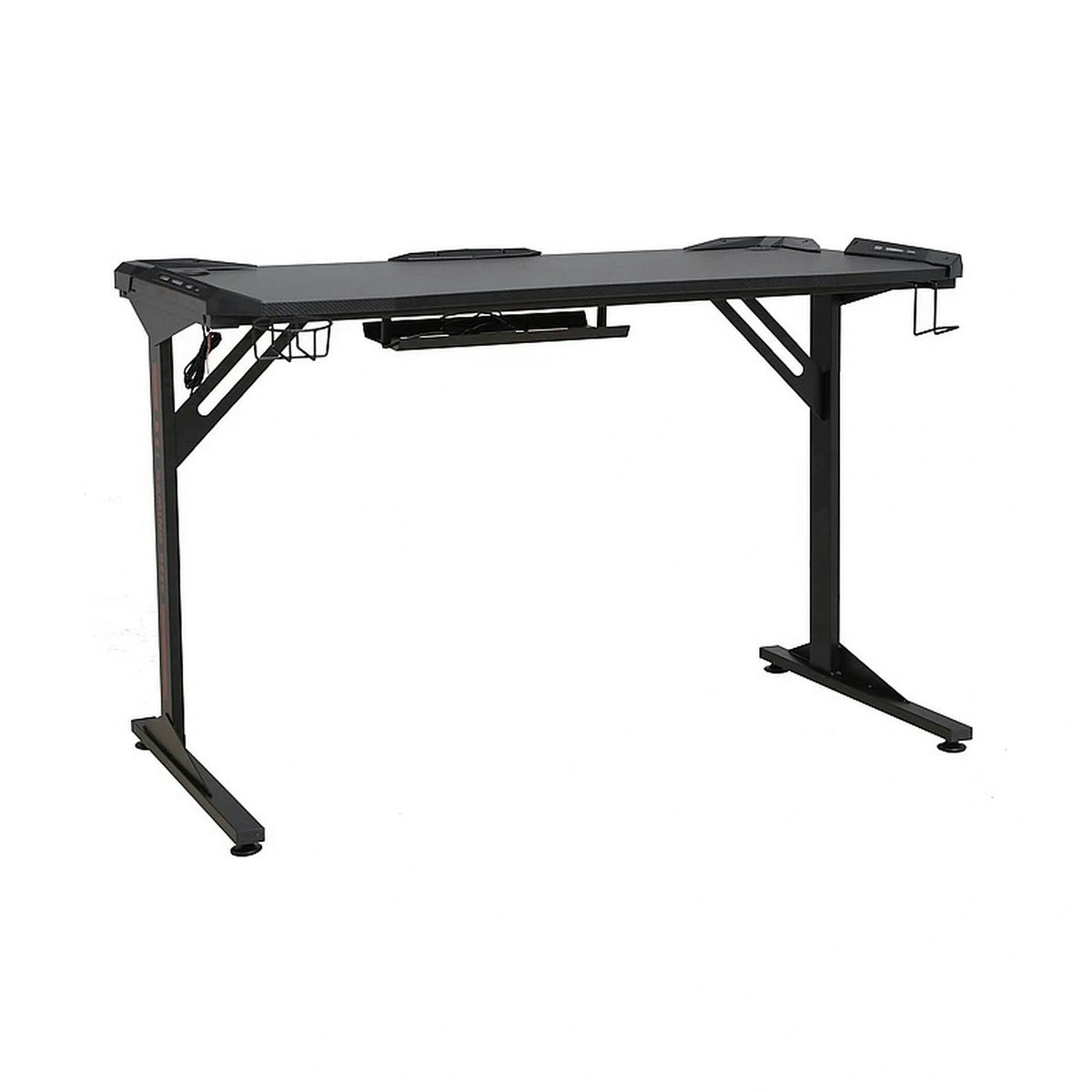 Masa birou B-216, negru, PAL/metal, 120x60x76 cm