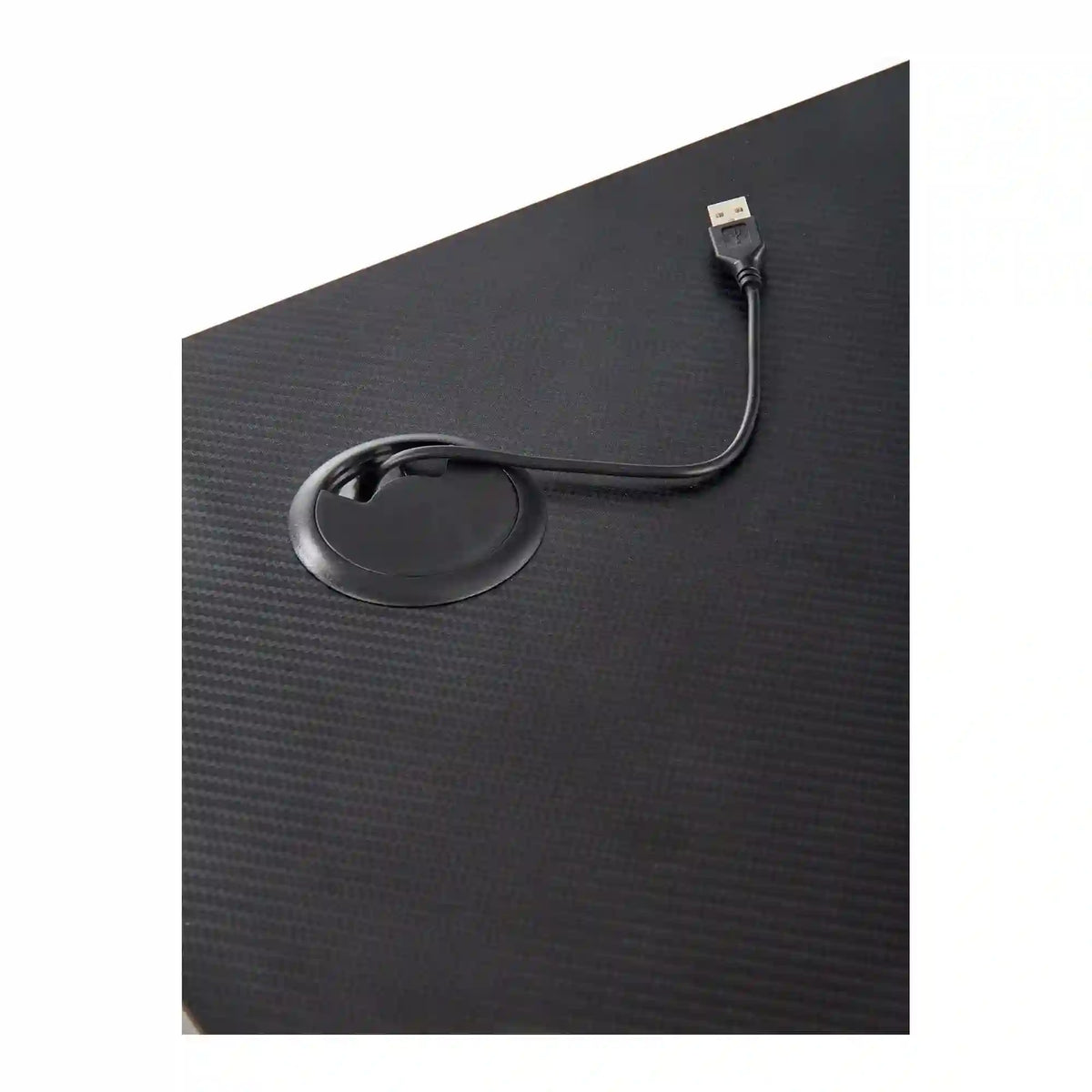 Masa birou B40, negru/rosu, 100x60x74 cm