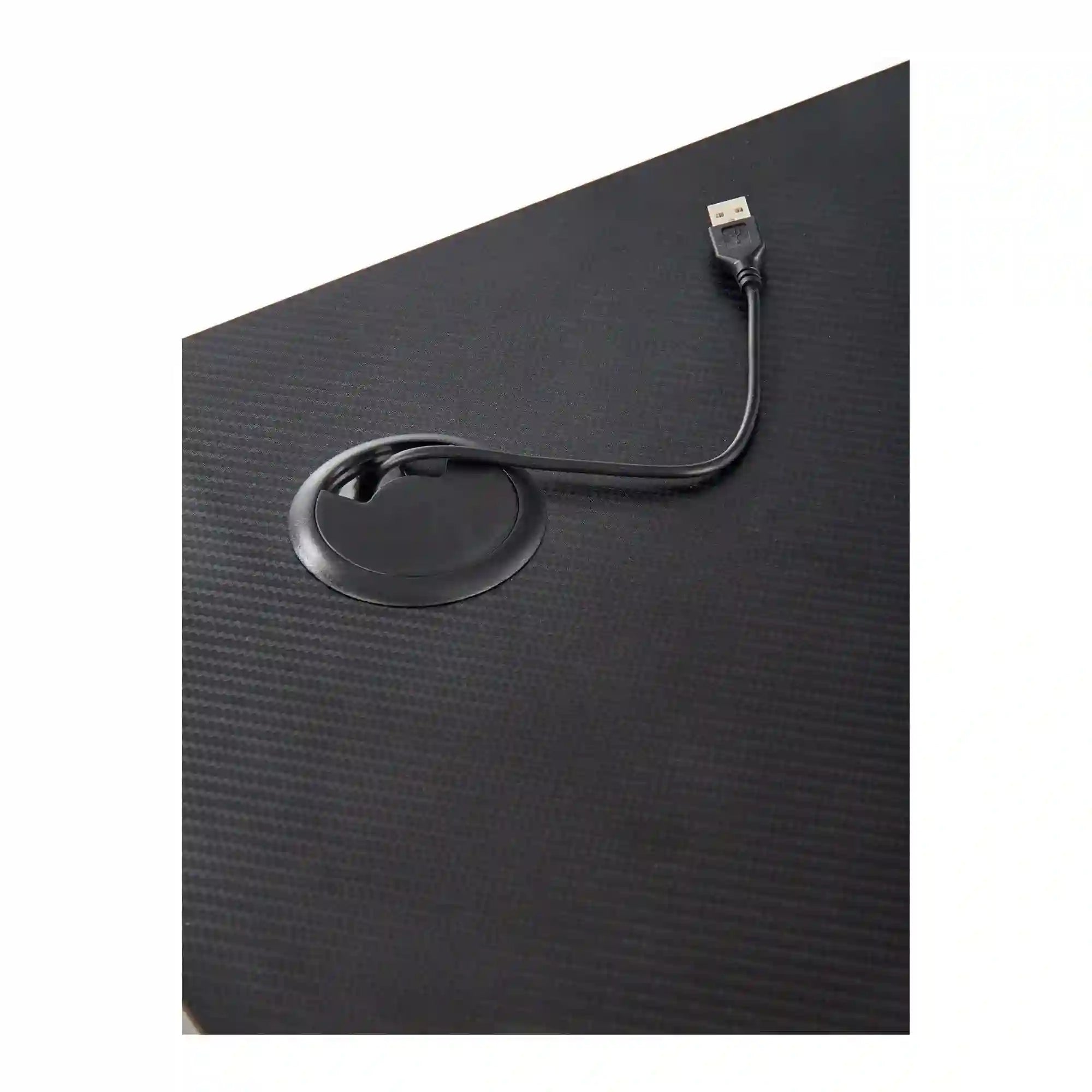 Masa birou B40, negru/rosu, 100x60x74 cm