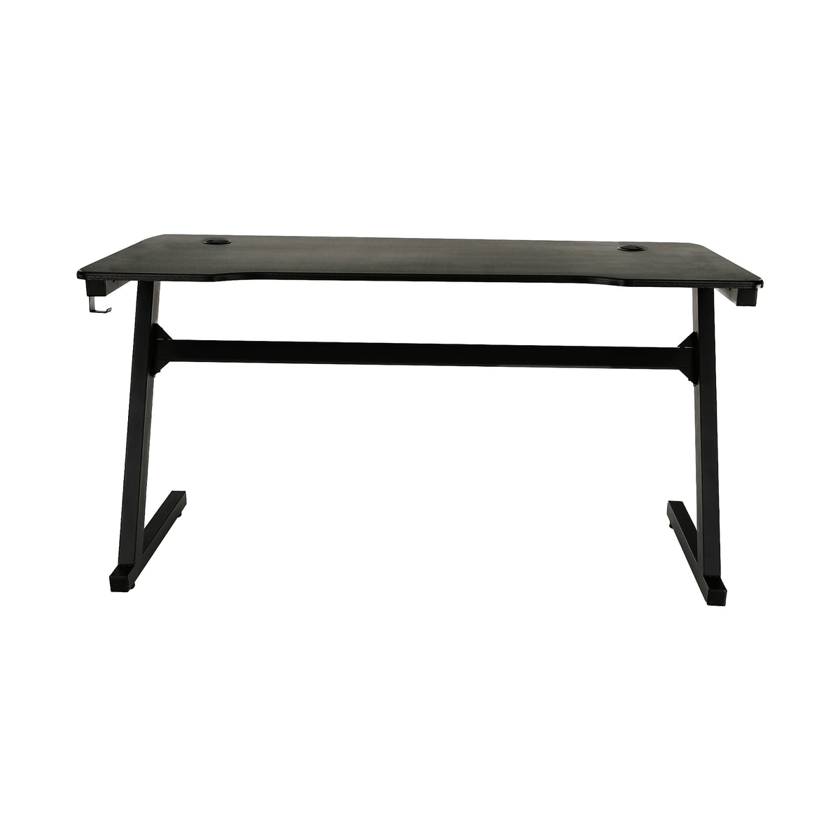 Masa birou MACKENZIE, negru/rosu, 140x60x75 cm