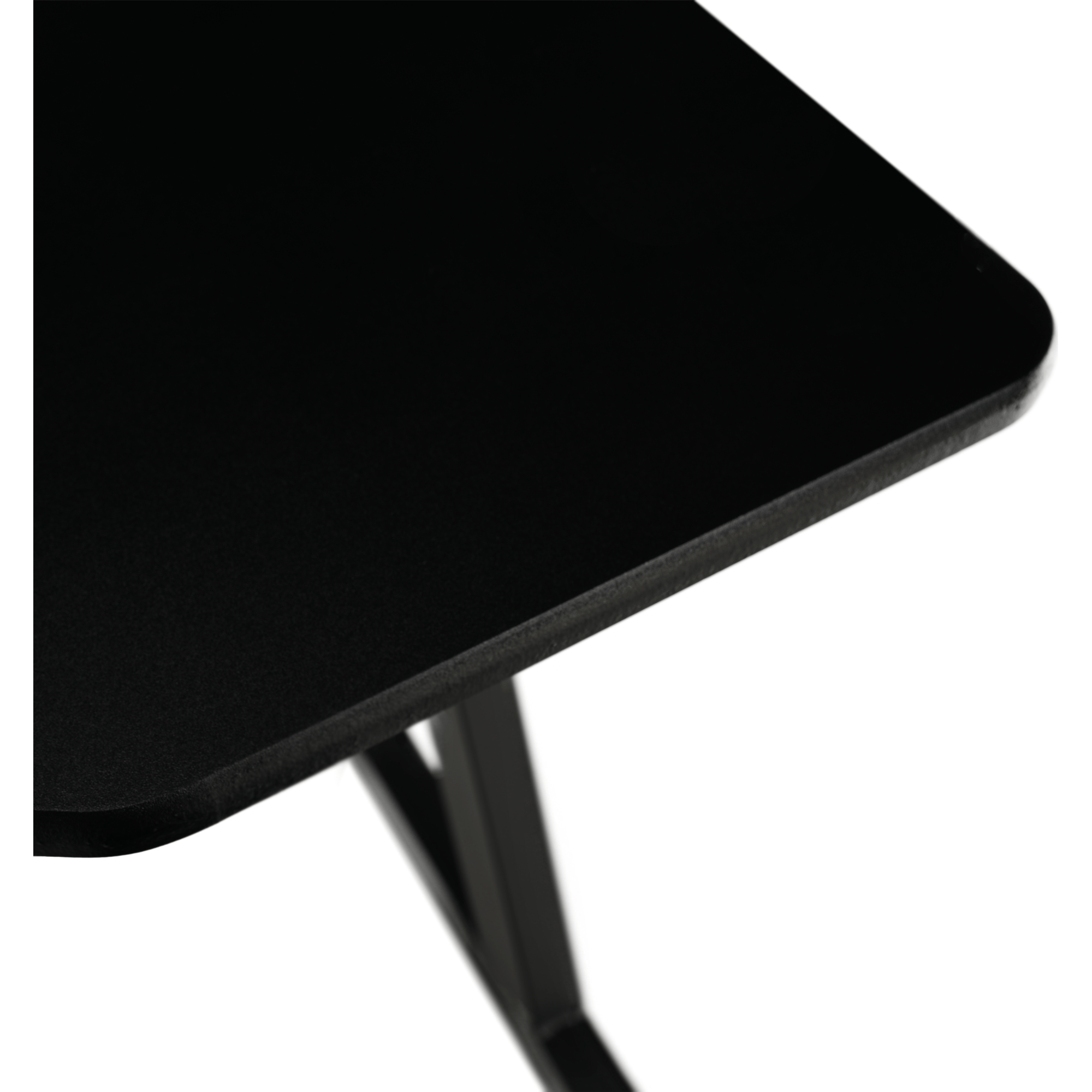 Masa birou MACKENZIE, negru/rosu, 140x60x75 cm