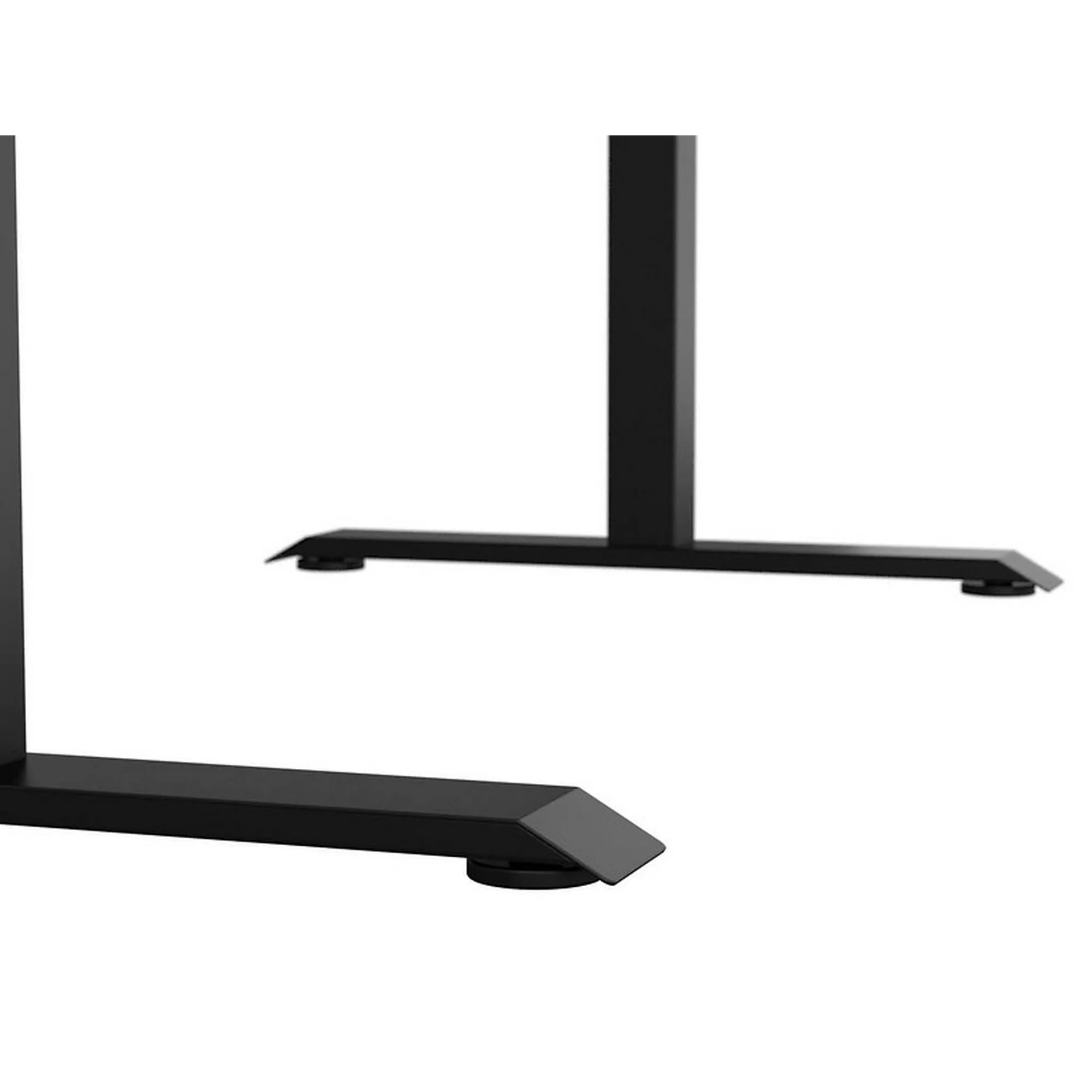 Masa birou SPACE OFFICE, stejar artisan/negru, PAL laminat/metal, 140x68x76 cm